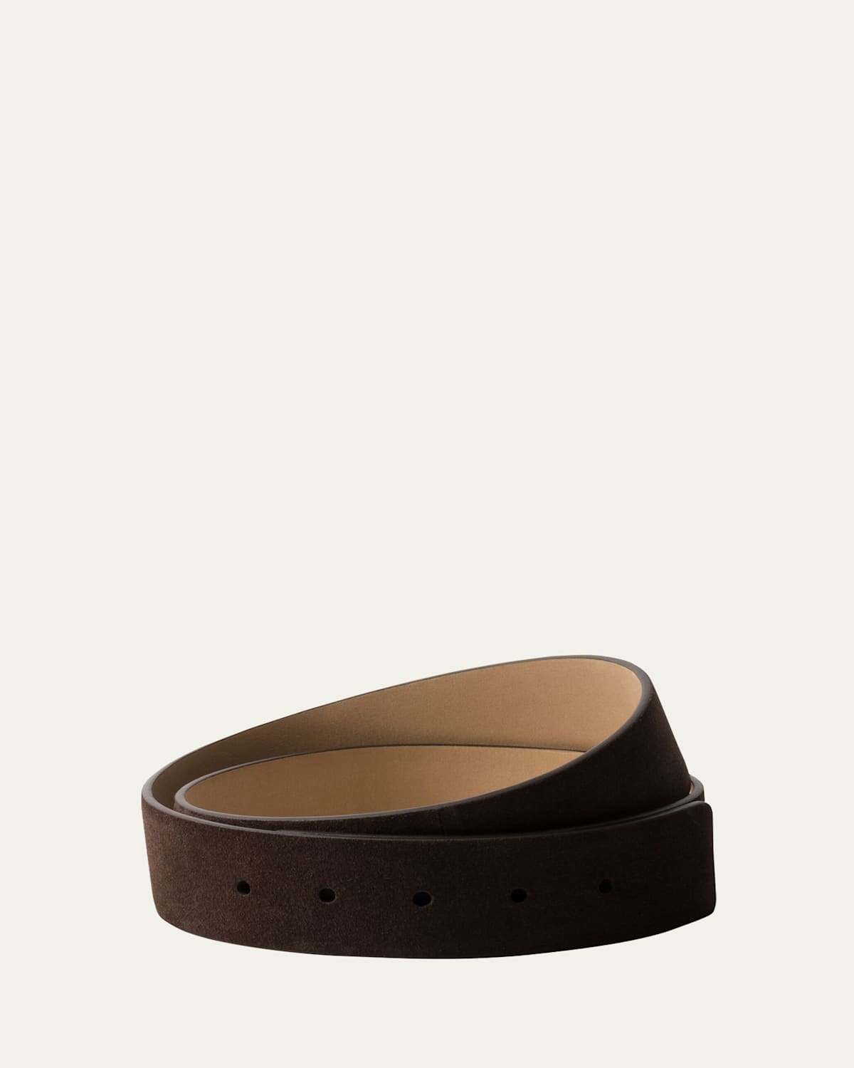 Prada Suede Belt Strap In Moro