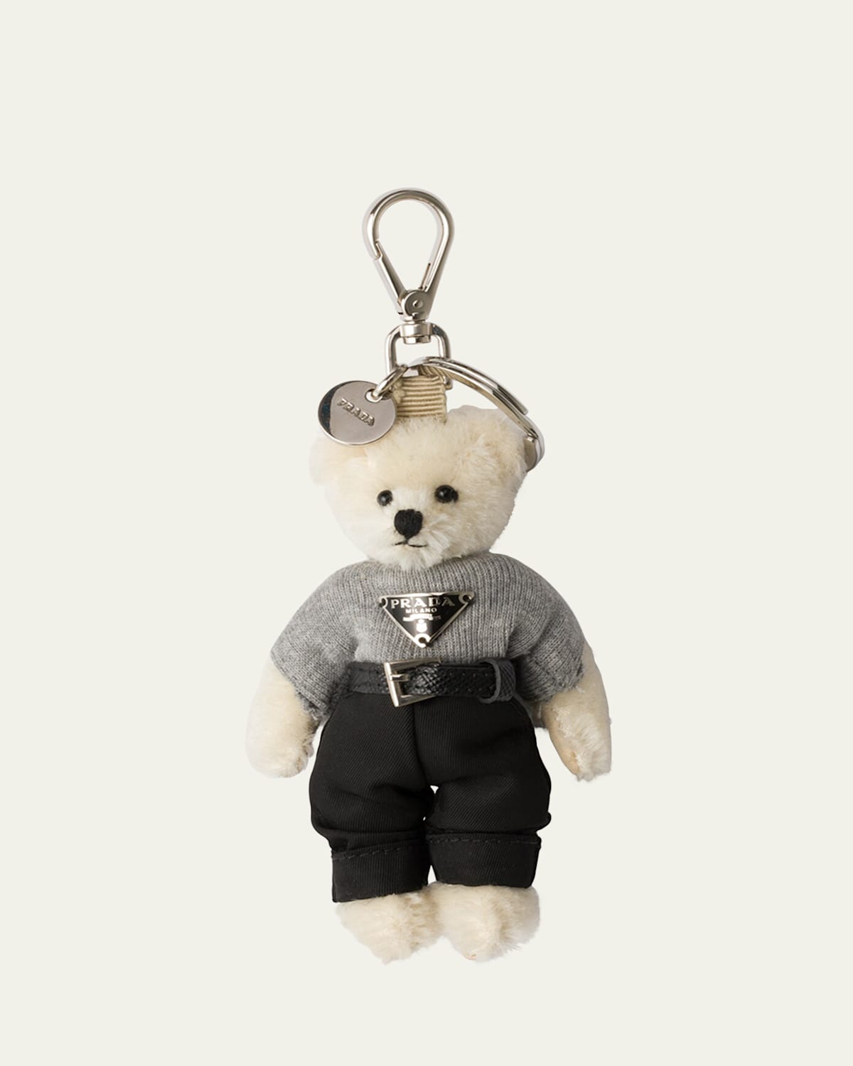 PRADA MEN'S MAX TEDDY PLUSH BAG CHARM