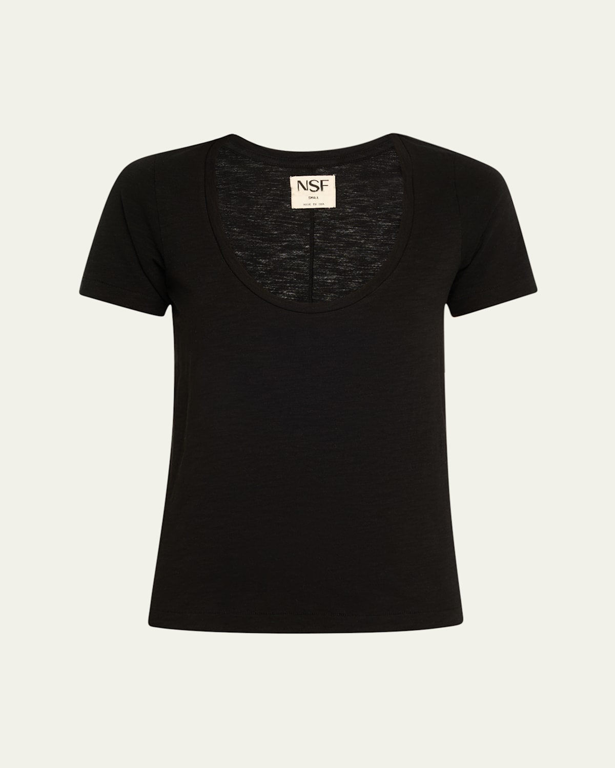 Tally Fitted U-Neck Tee