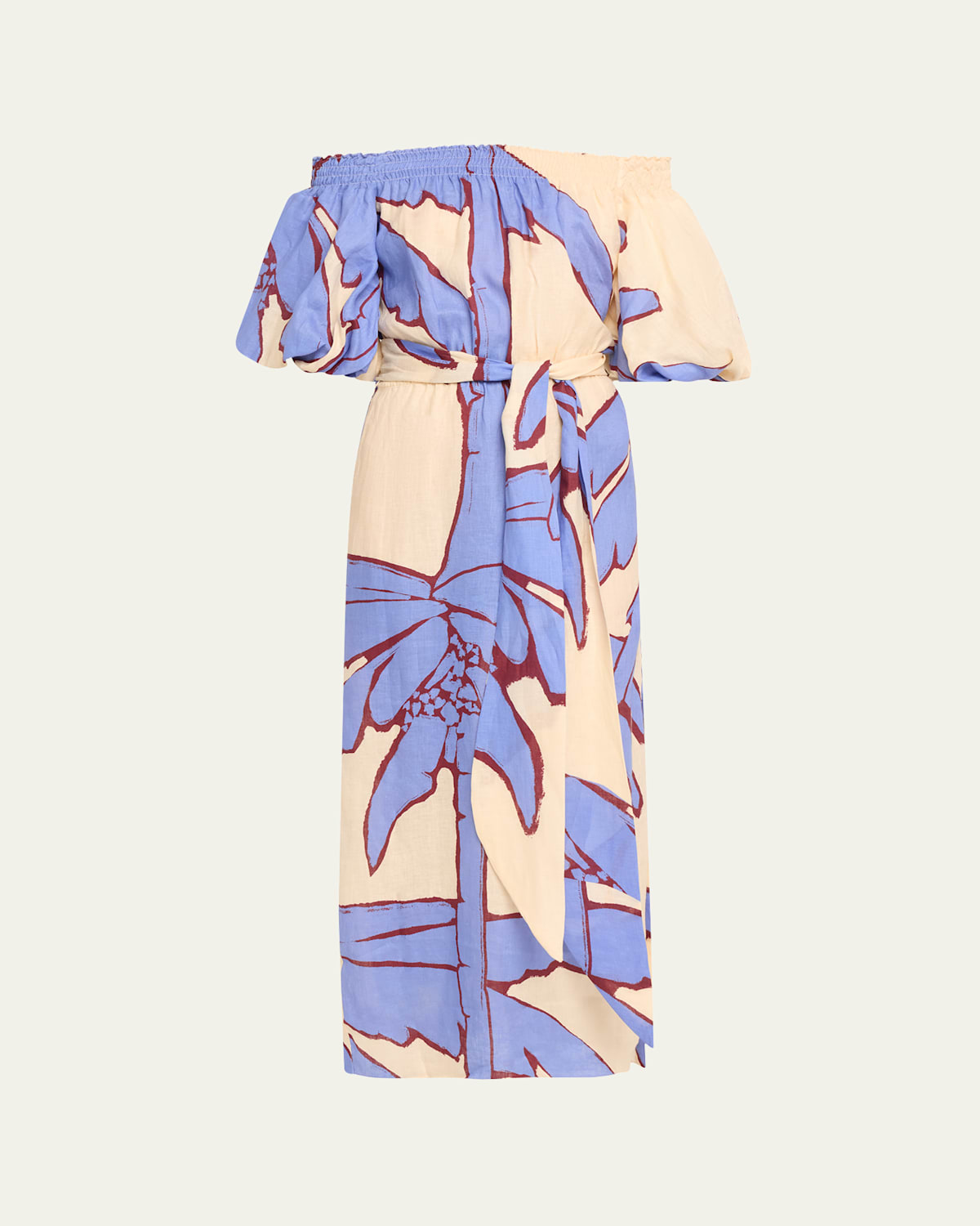 JOHANNA ORTIZ HARBOR HUES ANKLE DRESS 