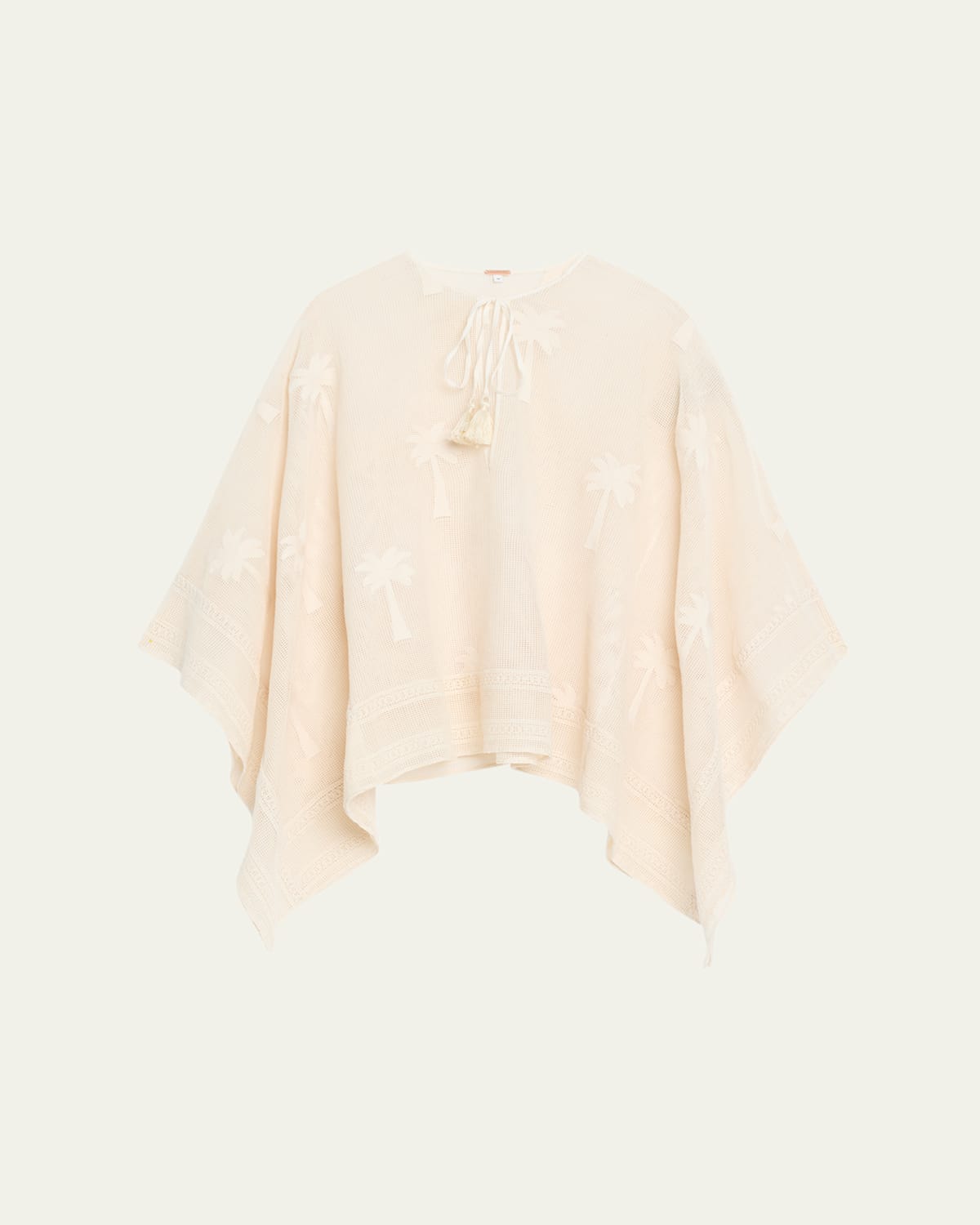 Johanna Ortiz After Swimming Poncho Coverup In Ecru