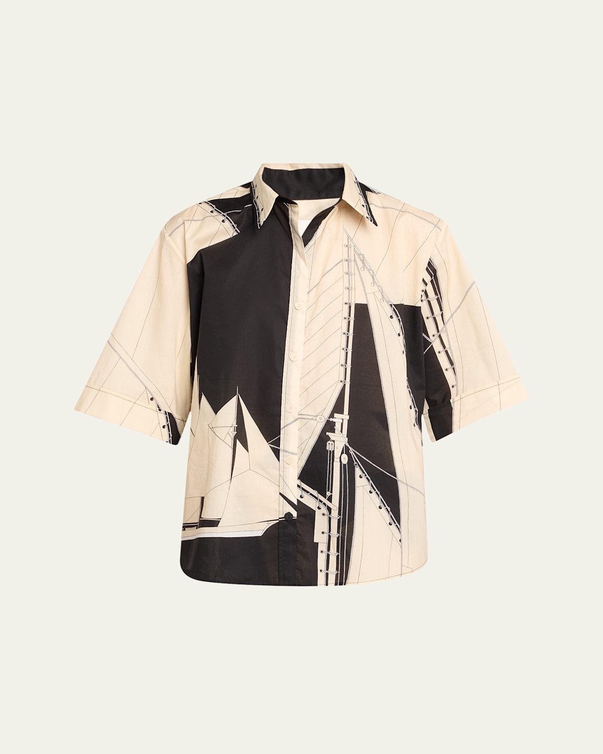 Salty Promises Button-Front Shirt