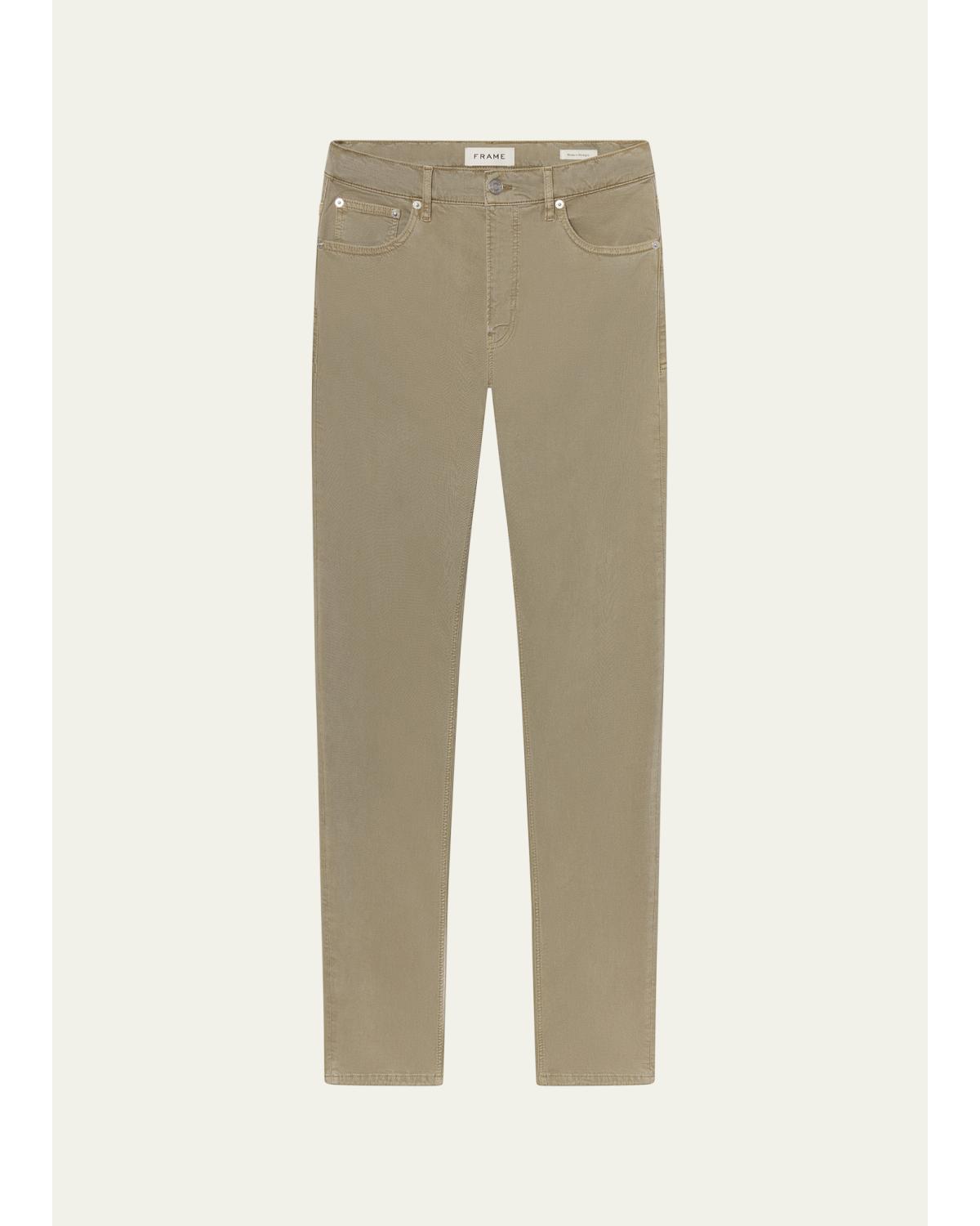 Men'S Modern Straight Fit Five-Pocket Pants