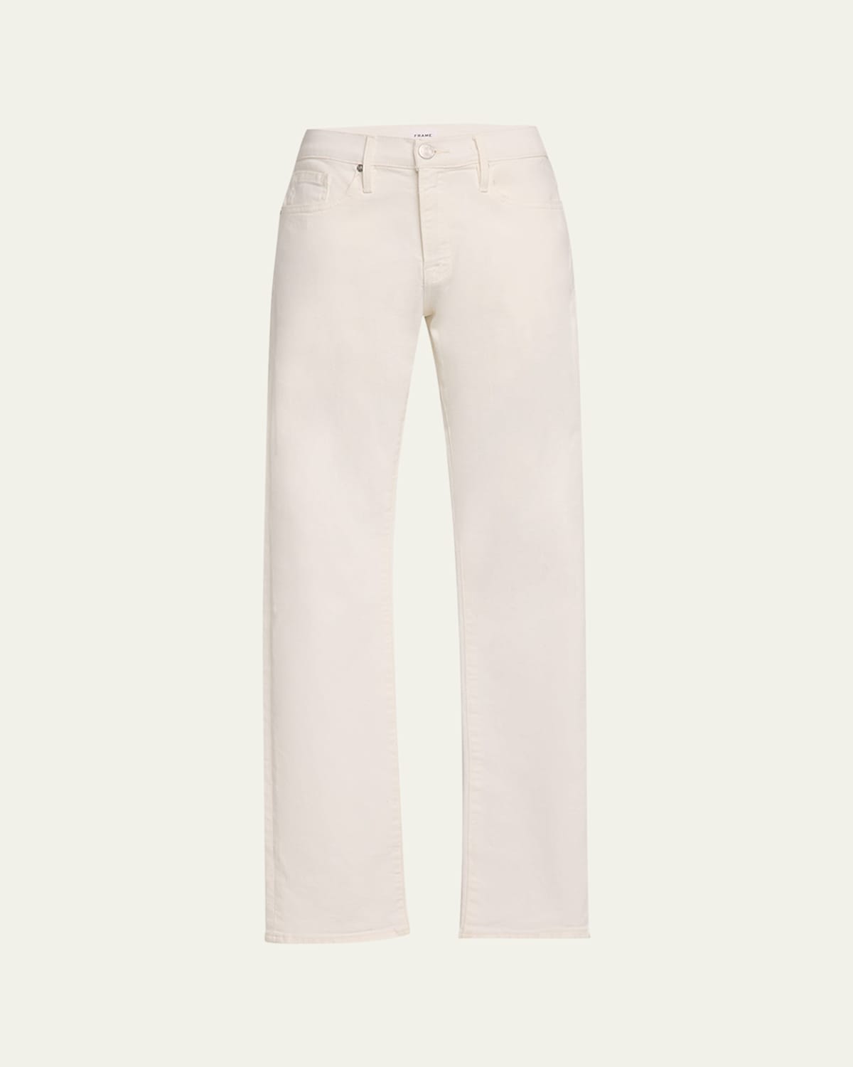 Frame Men's Slim Five-pocket Pants In Whisper White