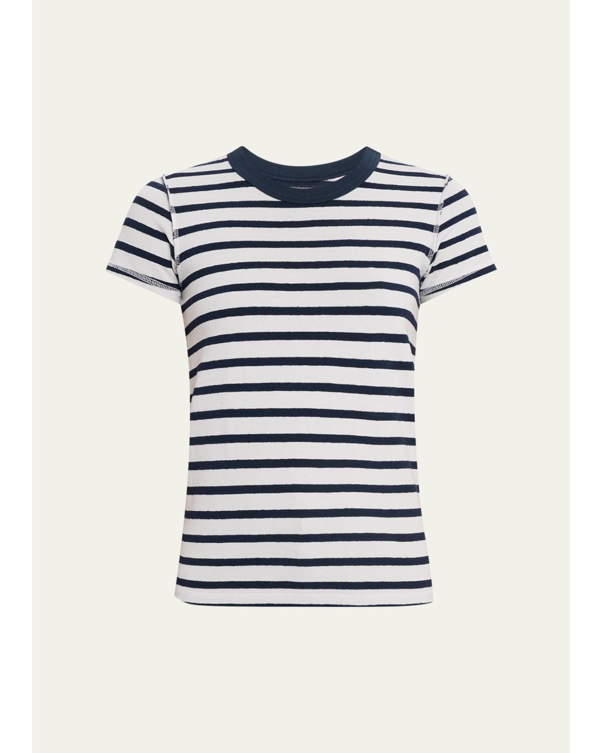 Alessi Striped Shrunken T-Shirt