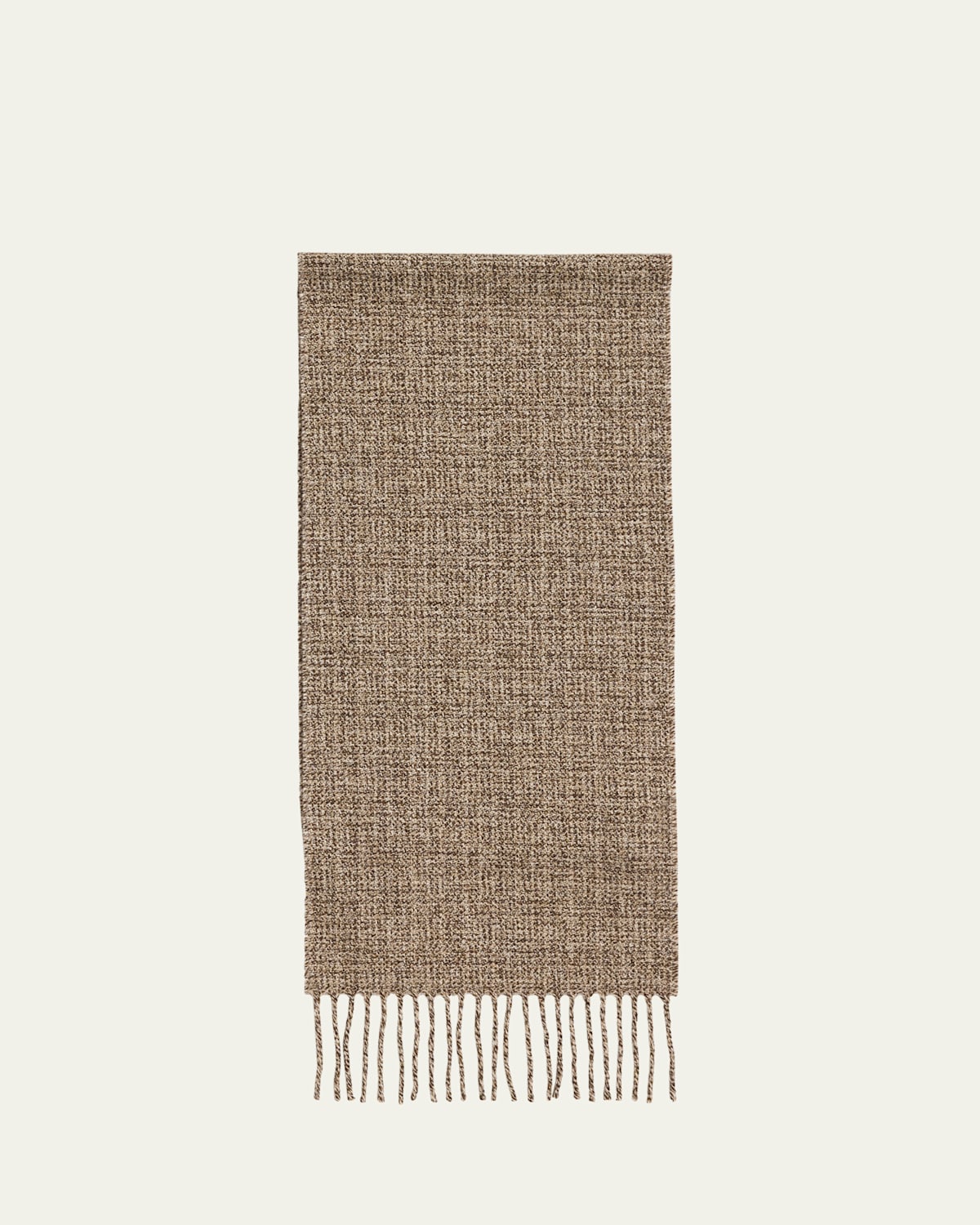Men's Mouline Tweed Cashmere Scarf