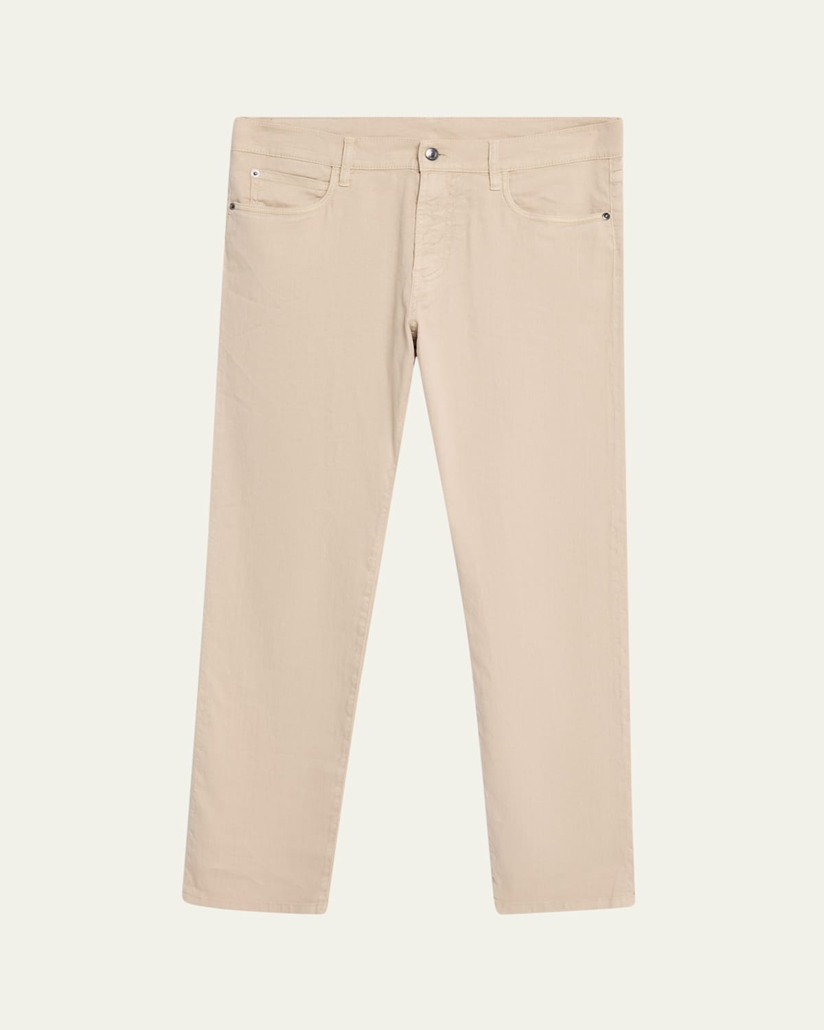 Men's Quarona Linen and Cotton Stretch Five-Pocket Pants