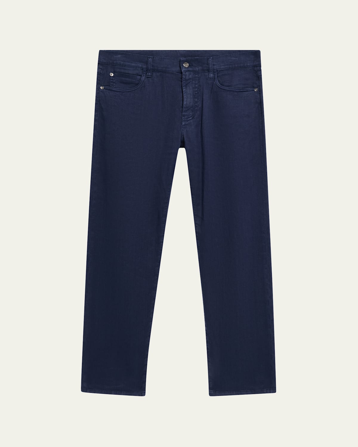 Men's Quarona Linen and Cotton Stretch Five-Pocket Pants