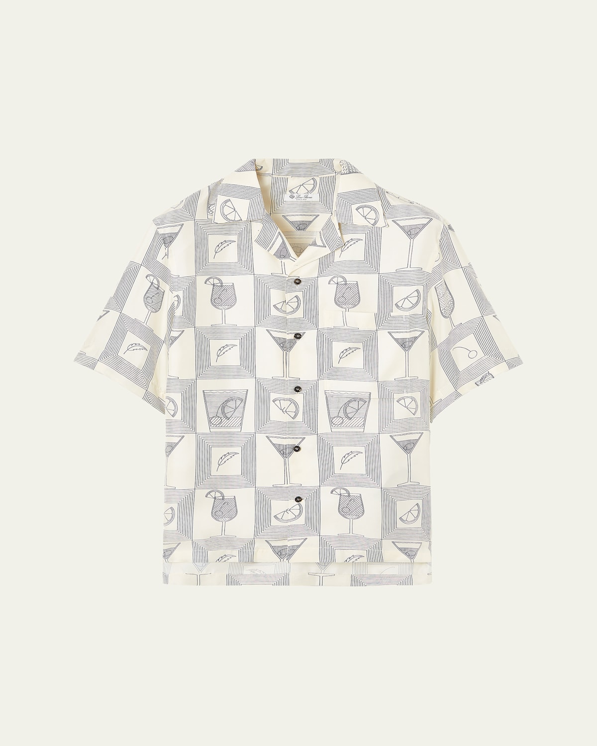 Men's Federico Twill Short-Sleeve Shirt