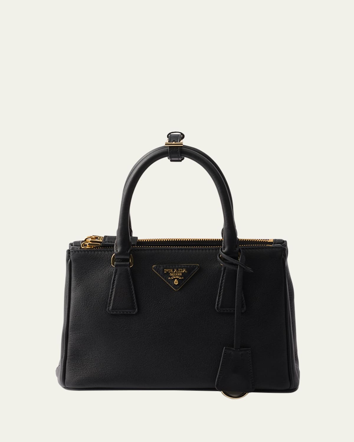 Prada Womens Black Galleria Small Saffiano-leather Tote Bag In F0002 Nero