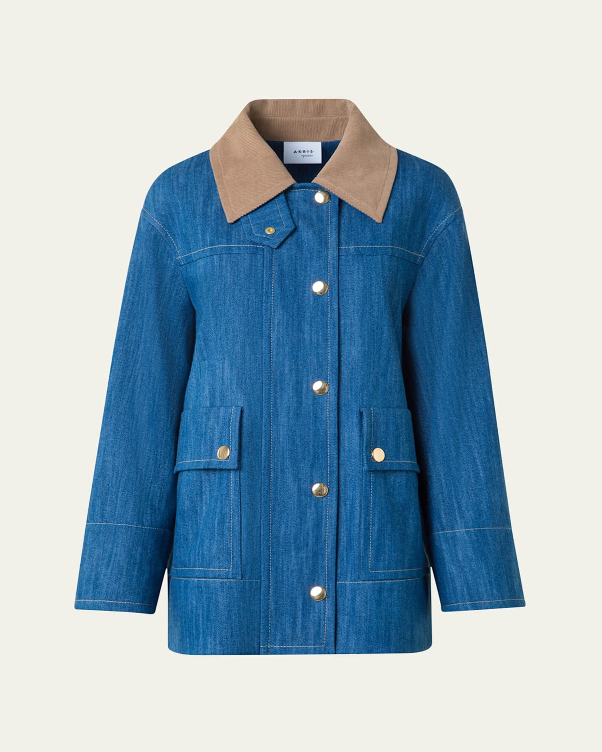 Denim Parka Jacket