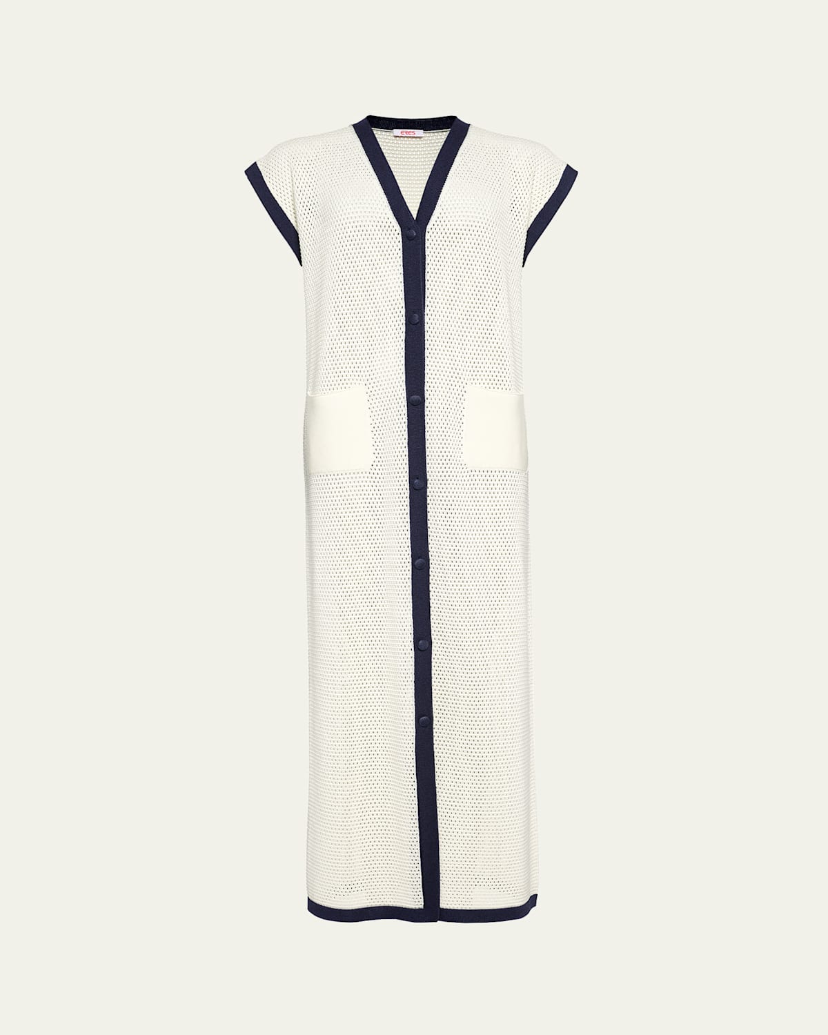 Eres Chavire Knit Maxi Dress Coverup In Ecru E25