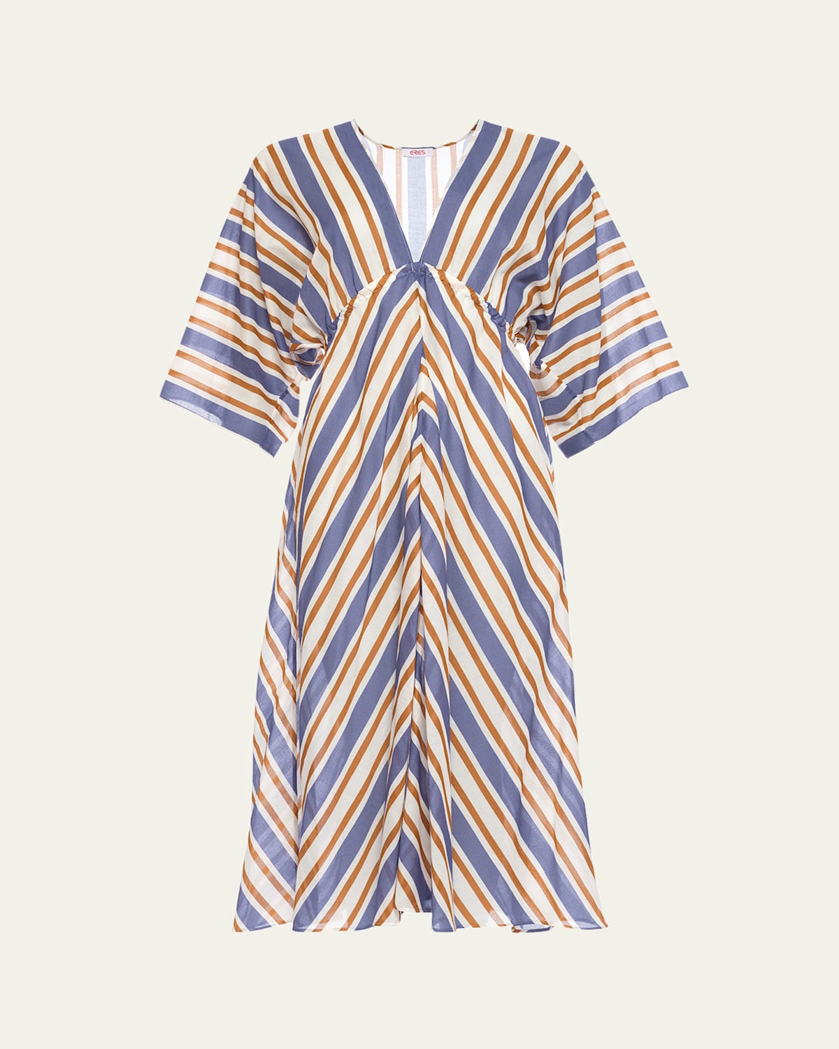 Shop Eres Summer Striped Maxi Dress Coverup In Sailor Sirene