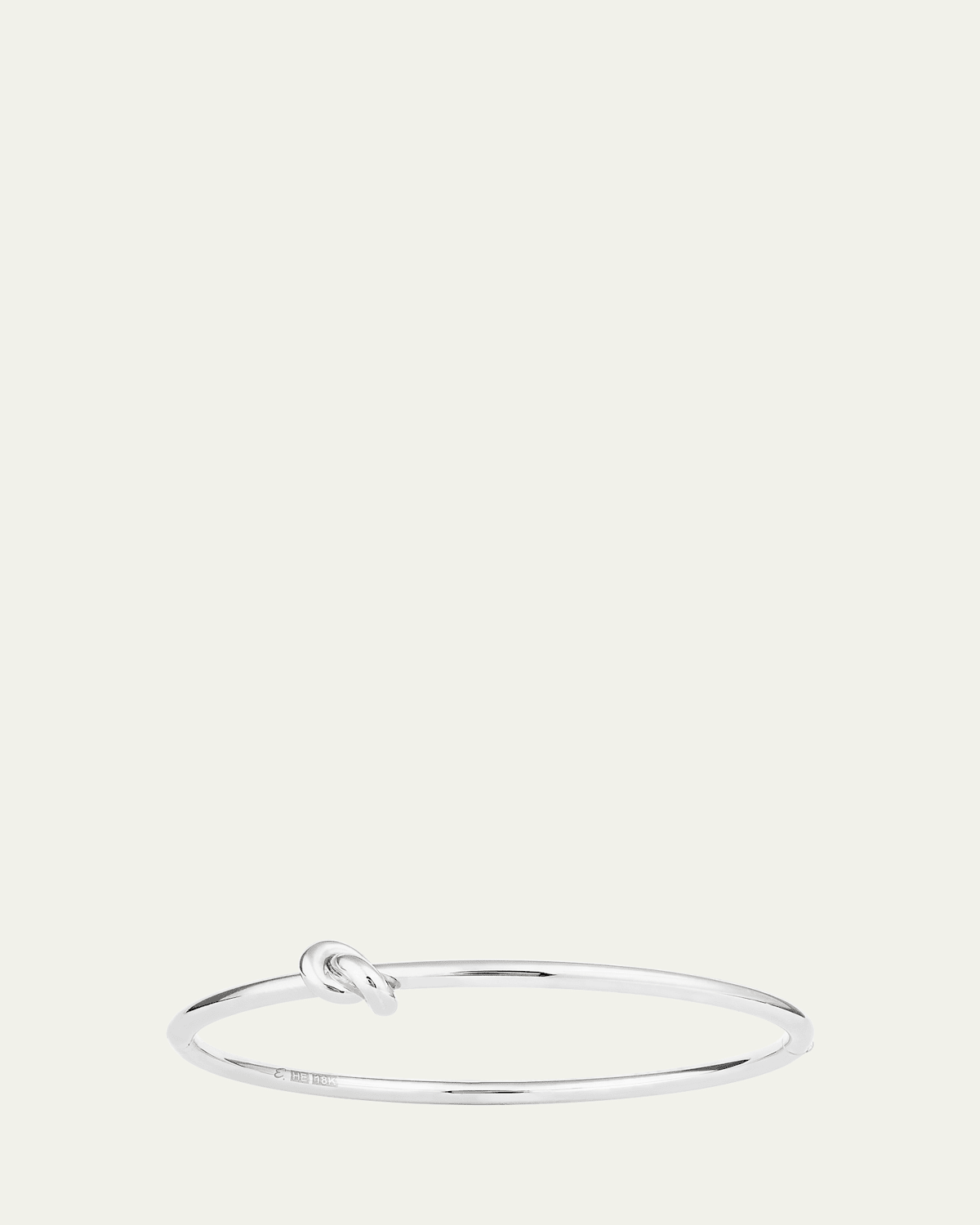 The Legacy Knot Bracelet in 18K White Gold