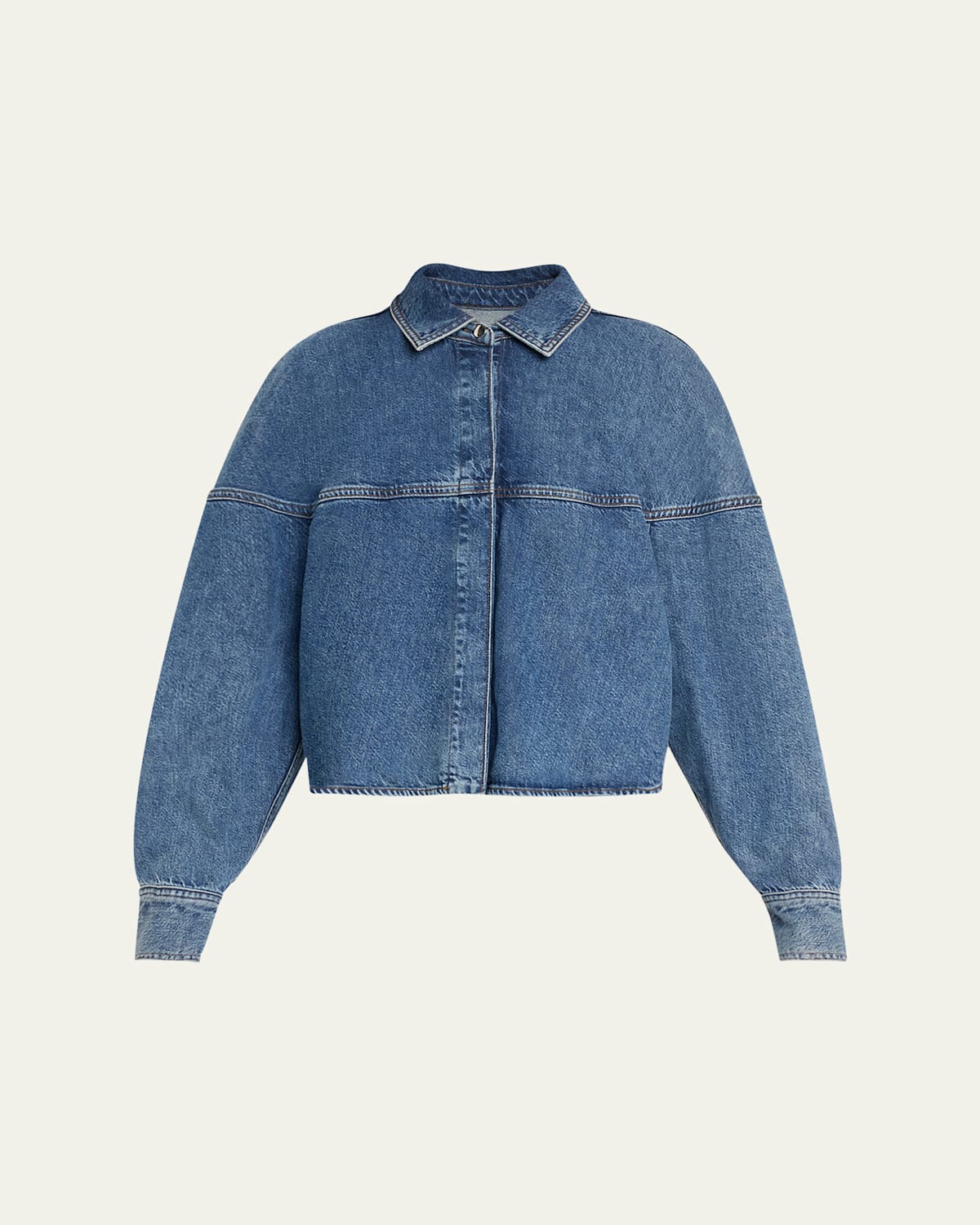 Frame The Bubble Denim Shirt In Guardian