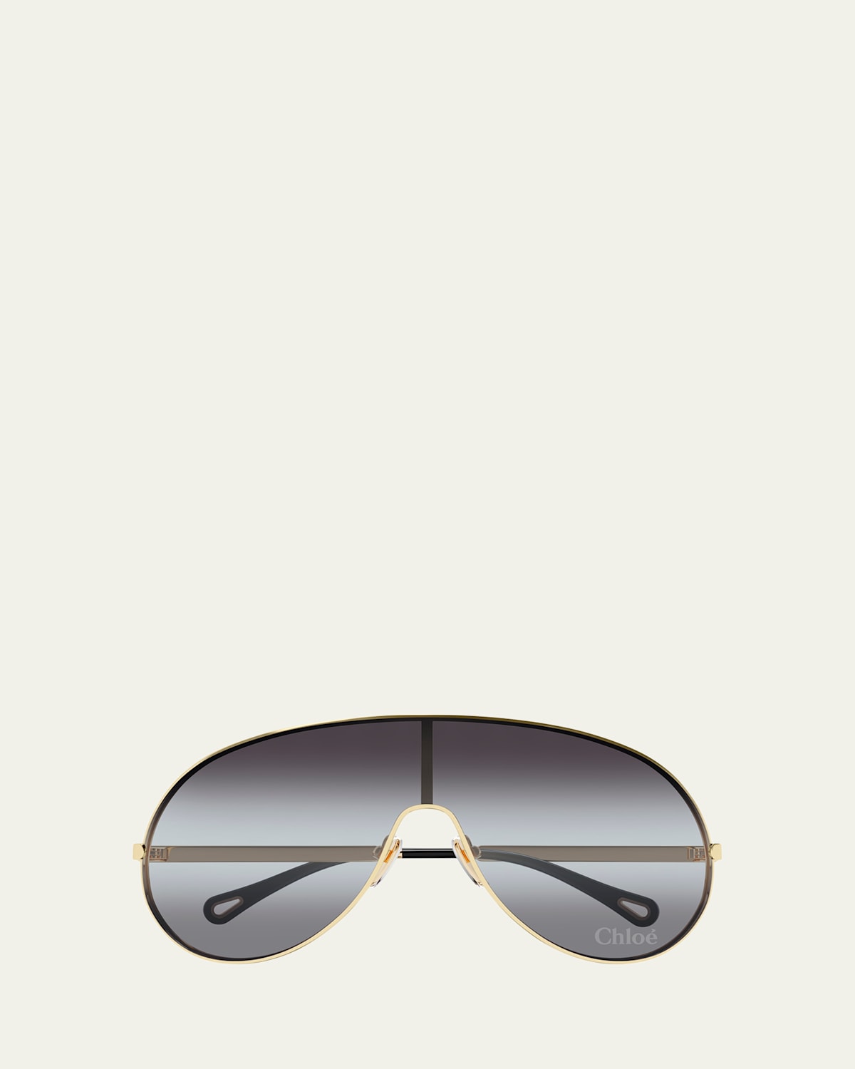 Chloé Chloe Mask Sunglasses Ch0283 S 001 In Gold
