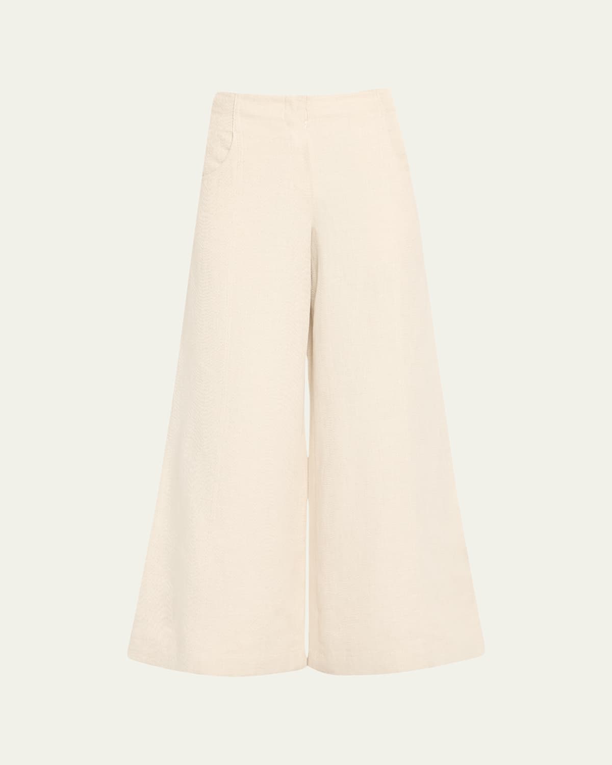 Demie Cotton-Linen Twill Pants