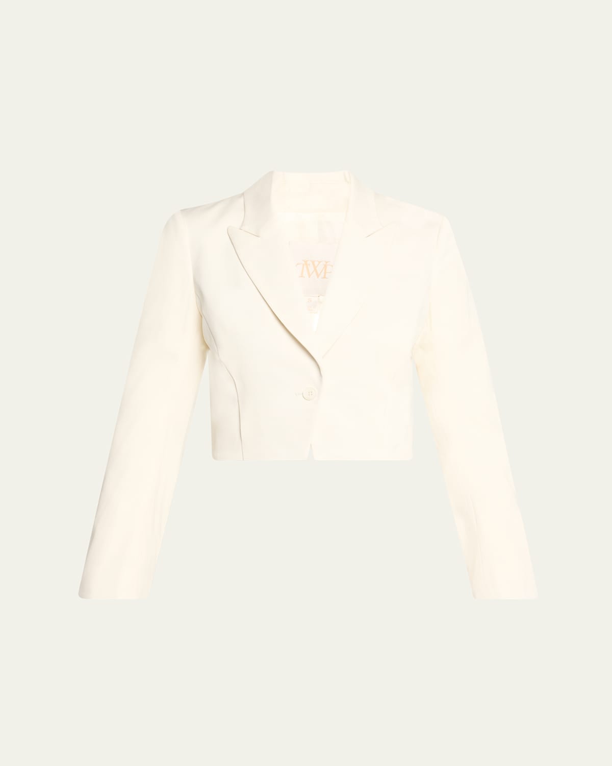 TWP COTTON TUX WOOL BLAZER WITH PLEAT PLACKET