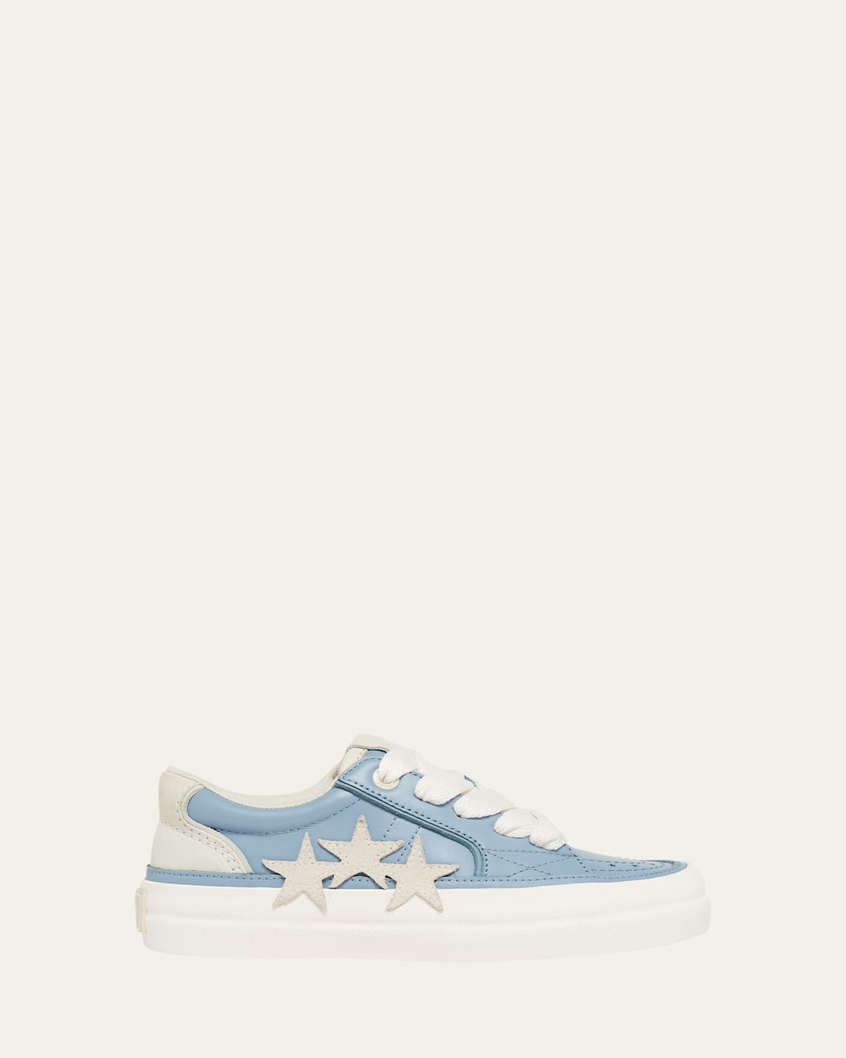 Amiri Sunset Stars Low-top Skate Sneakers In Dusty Blue