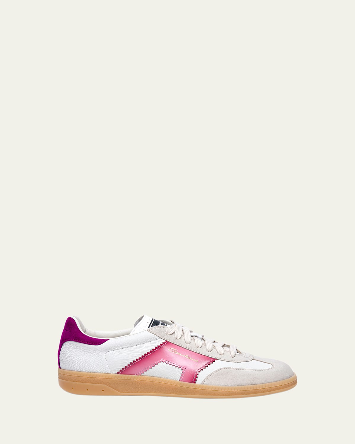 DBS Mix Leather Low-Top Sneakers