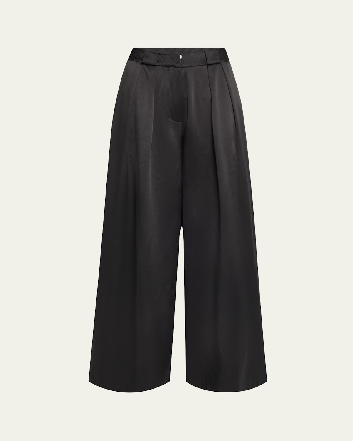 Aexae Wide-leg Silk Trousers