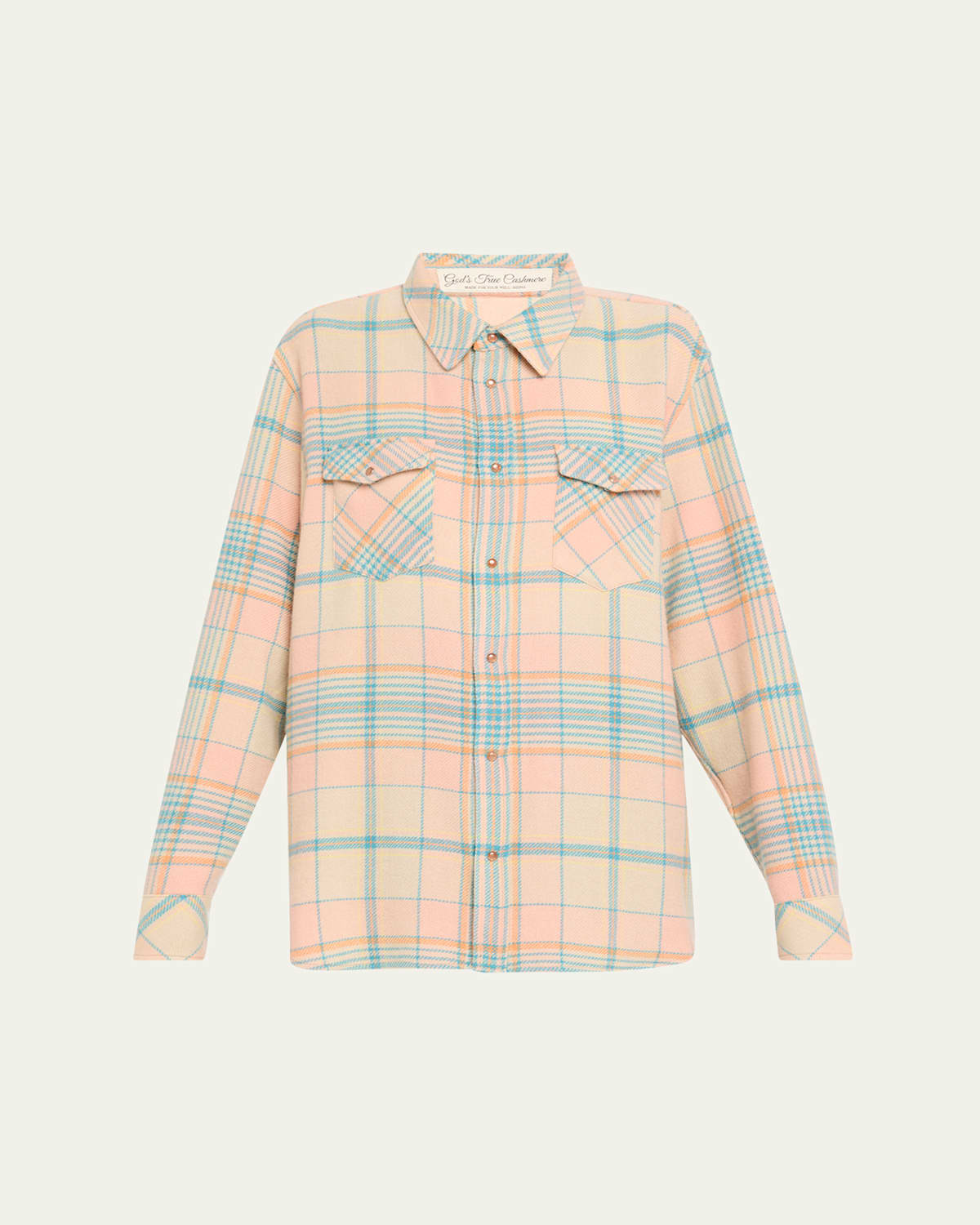 Lover Tartan Cashmere Shirt