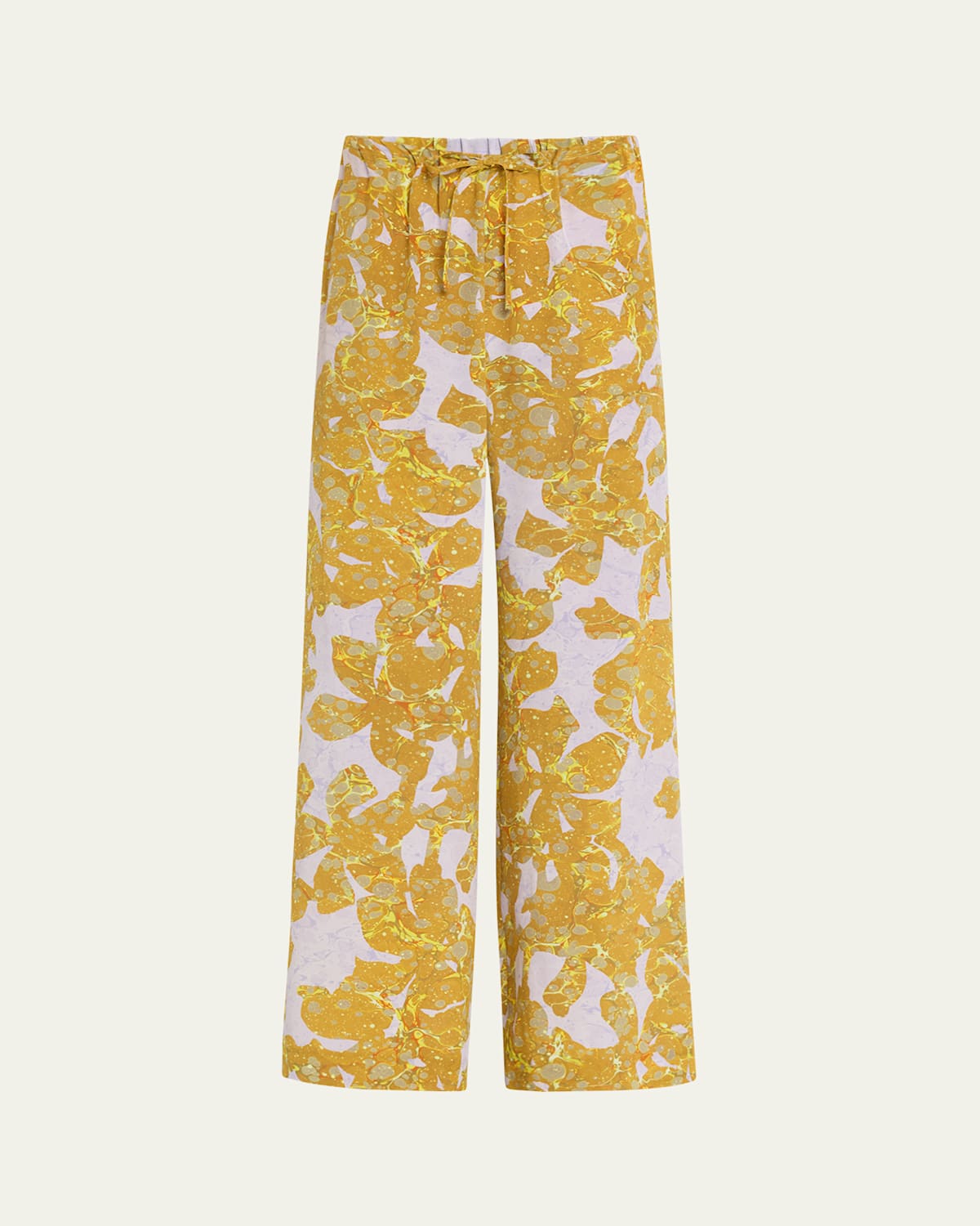 Puvis Printed Straight Leg Long Pants