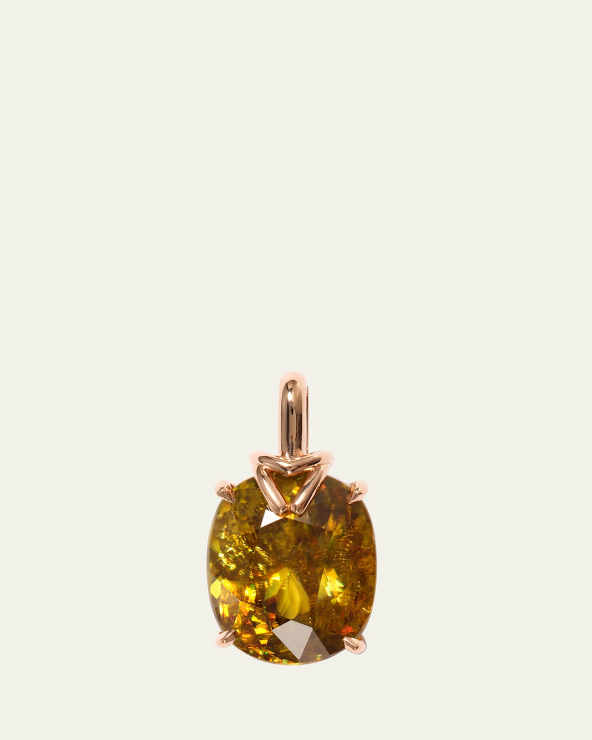 20K Rose Gold Izzat Sphen Pendant