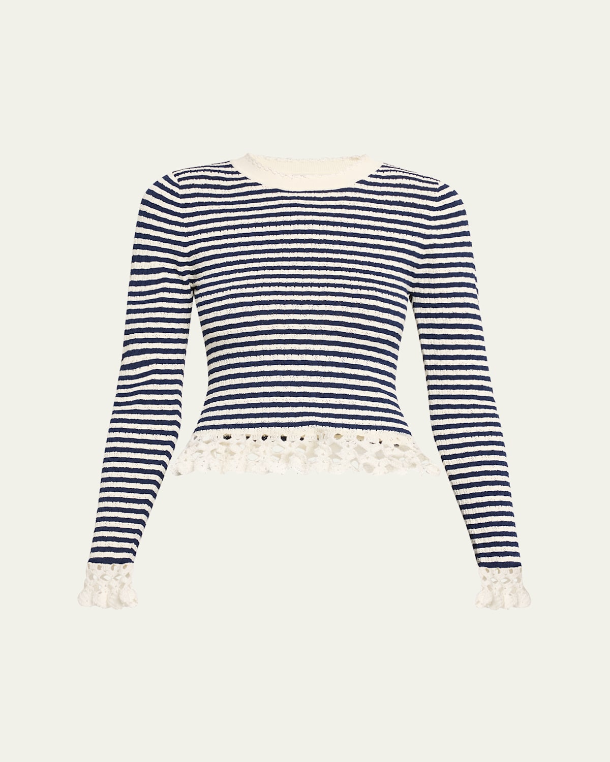 Sea Addy Stripe Long-sleeve Top In Multi
