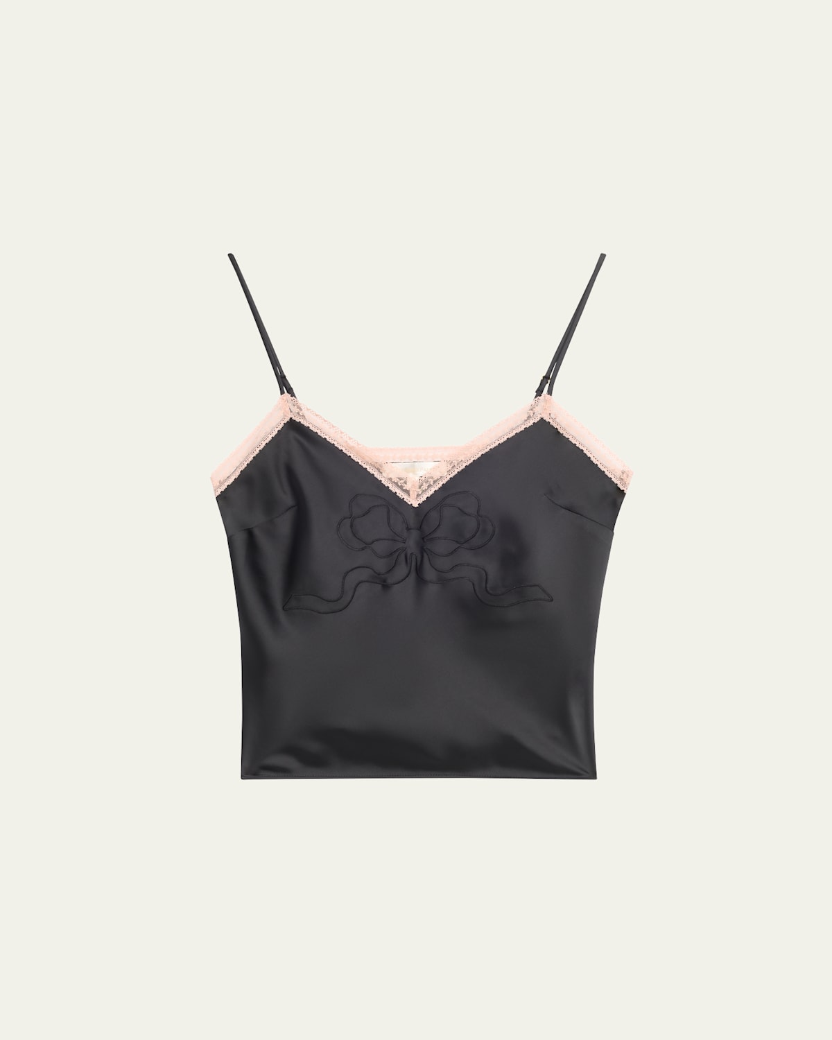 Claudina Lace-Trim Tank Top