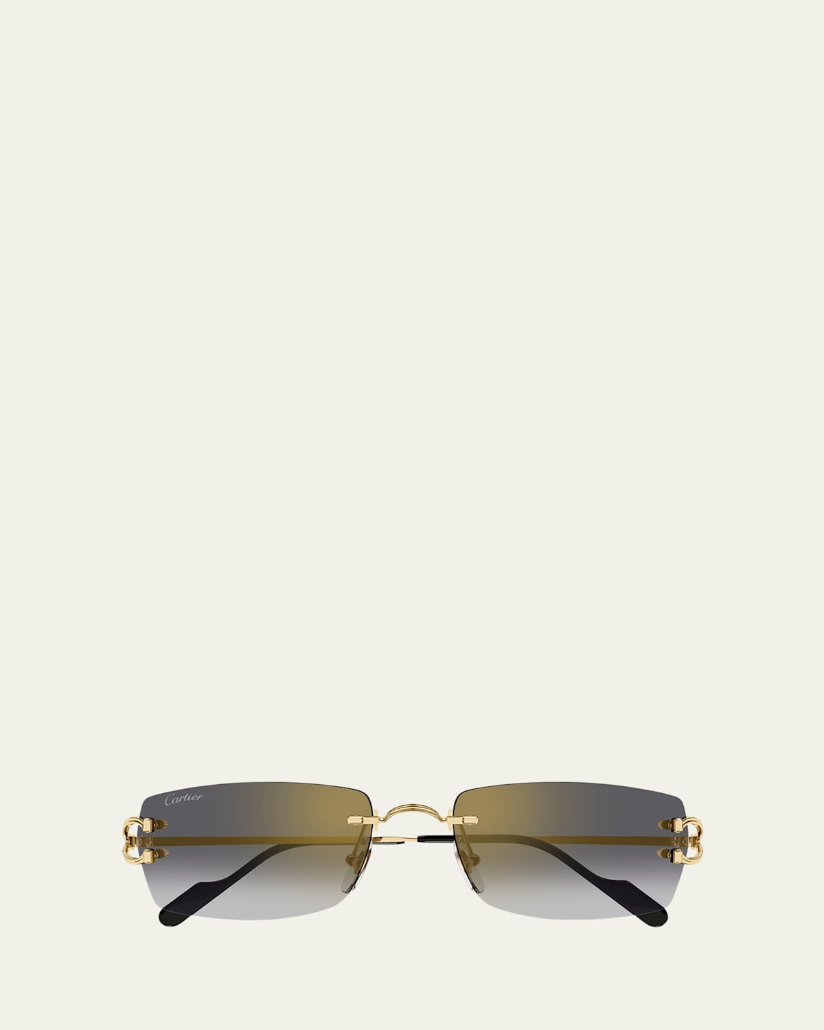 Men's CT0550SM Metal Rectangle Sunglasses