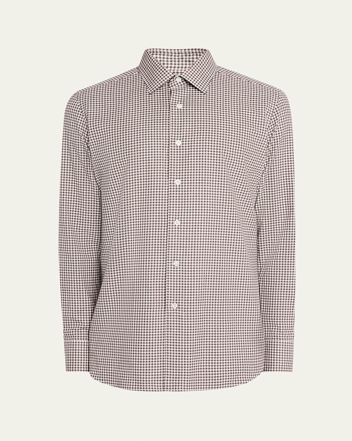 Men's Cotton Gingham Sport Shirt