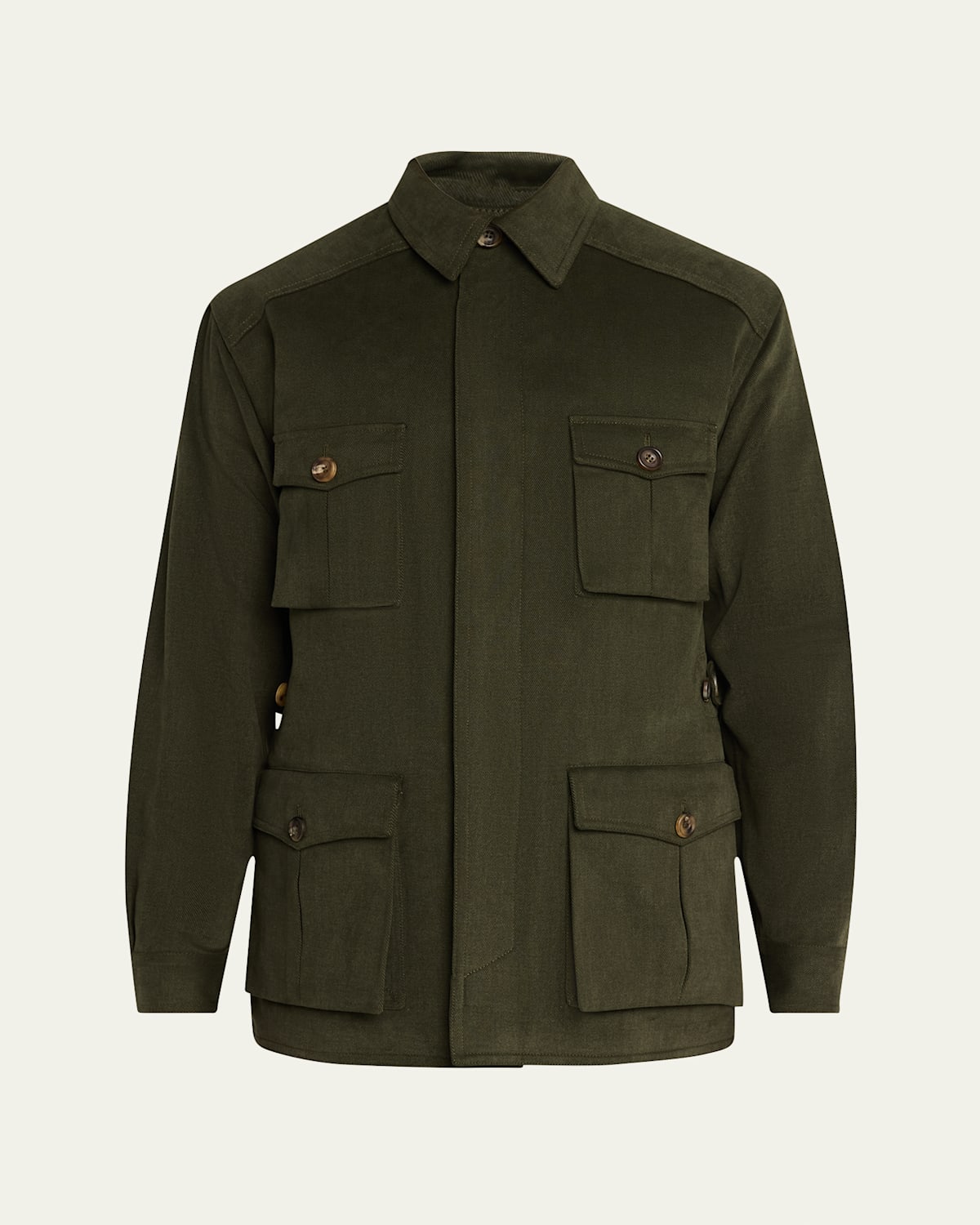 Men's Cotton Four-Pocket Travel Jacket