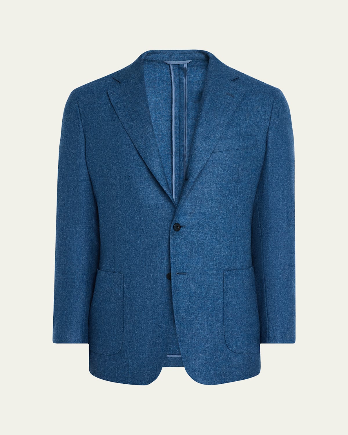 Men's Wool and Cashmere Single-Breasted Blazer
