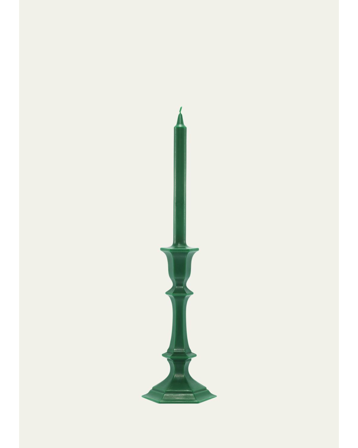 Harcourt Candlestick Candle, Green