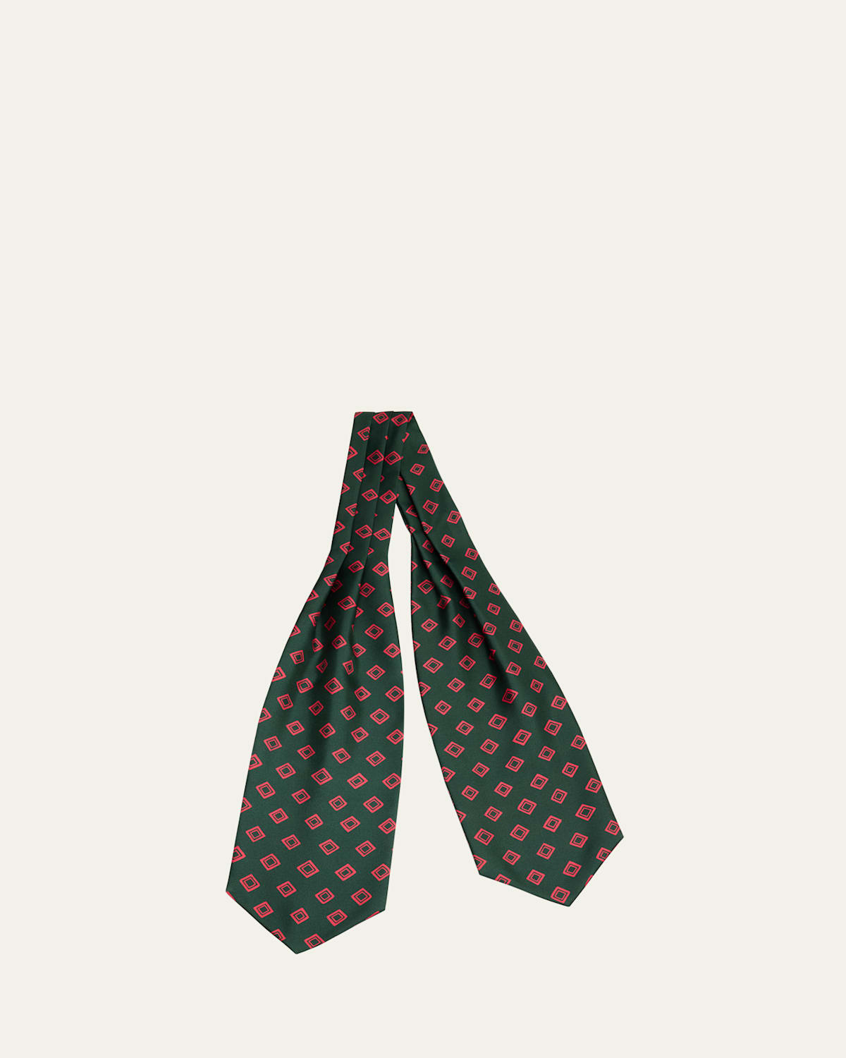 Men's Geometric Silk Neck Scarf