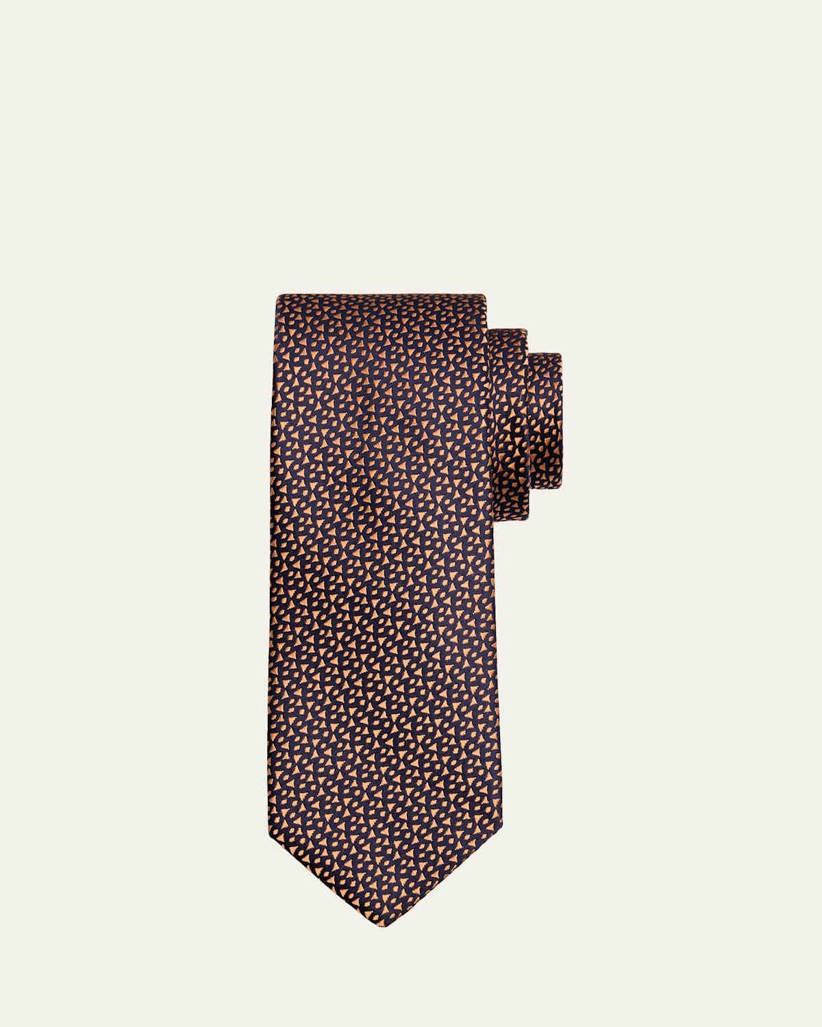 Charvet Men's Diamond Woven Silk Tie