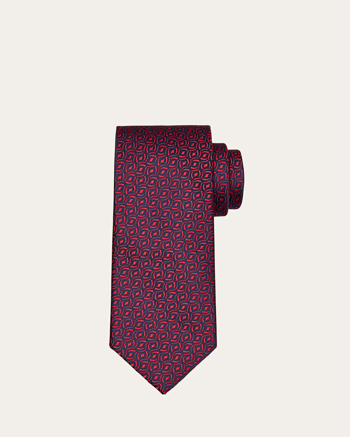 Men's Diamond Woven Silk Tie