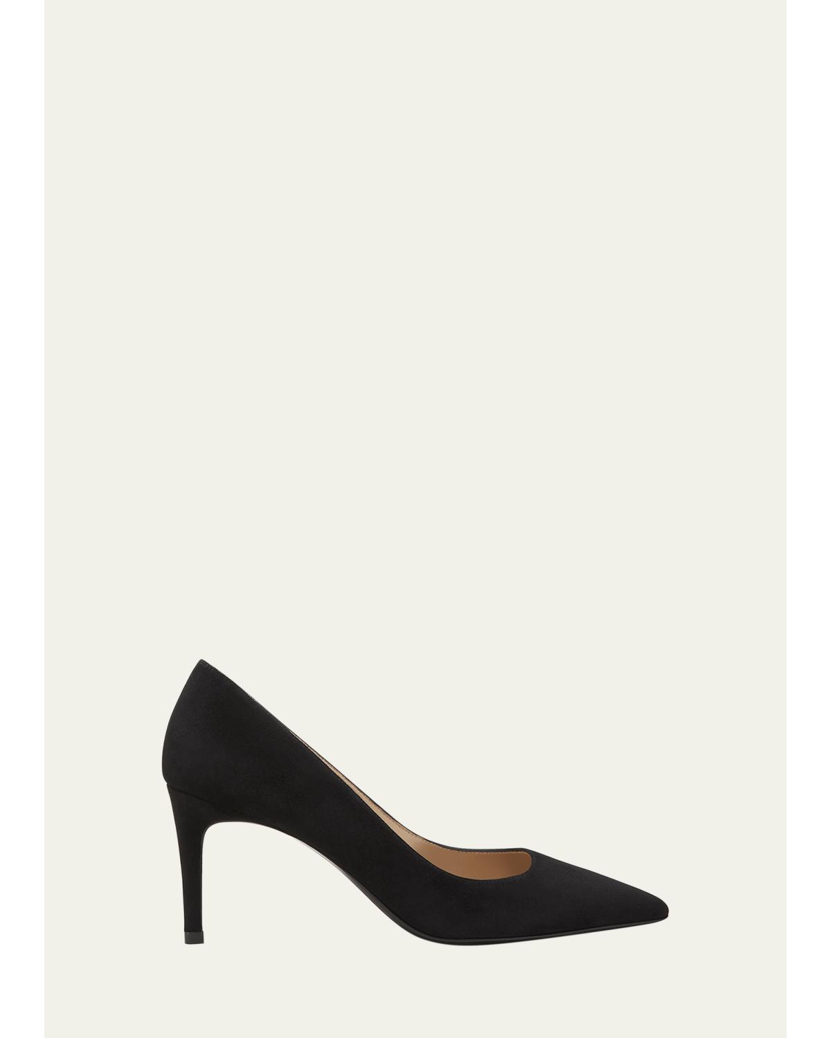 Stuart Suede Stiletto Pumps