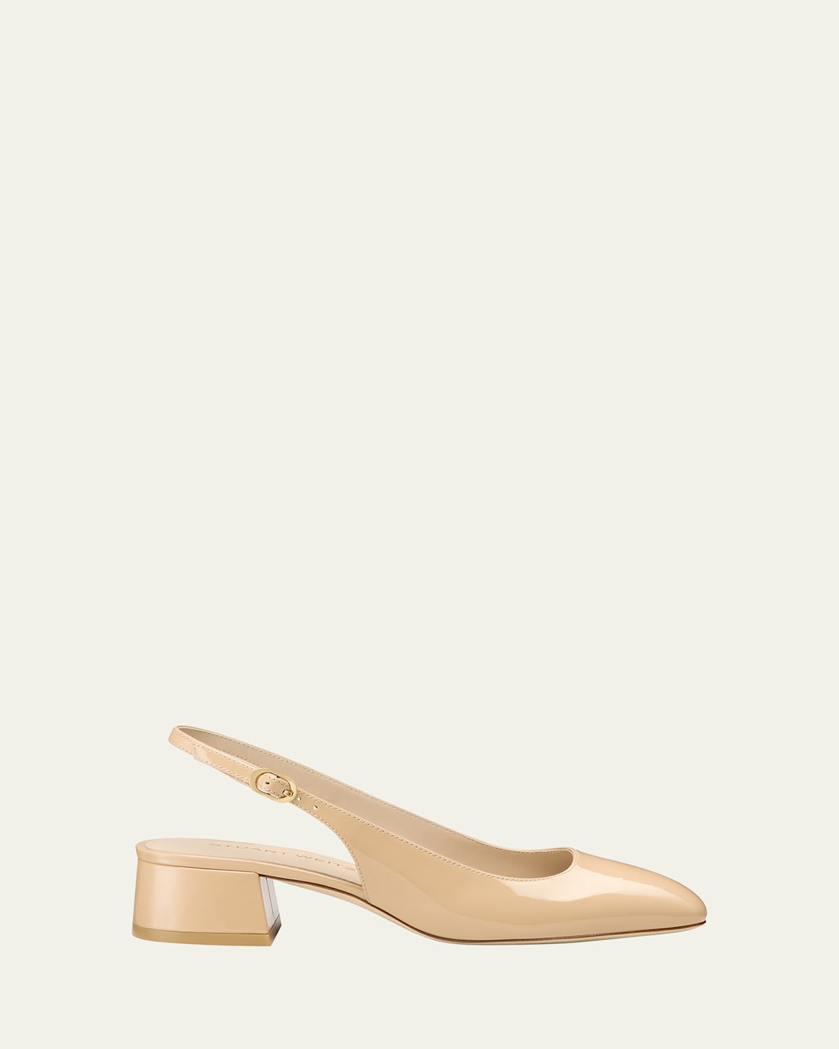 Stuart Weitzman Maeve Patent Slingback Ballerina Pumps