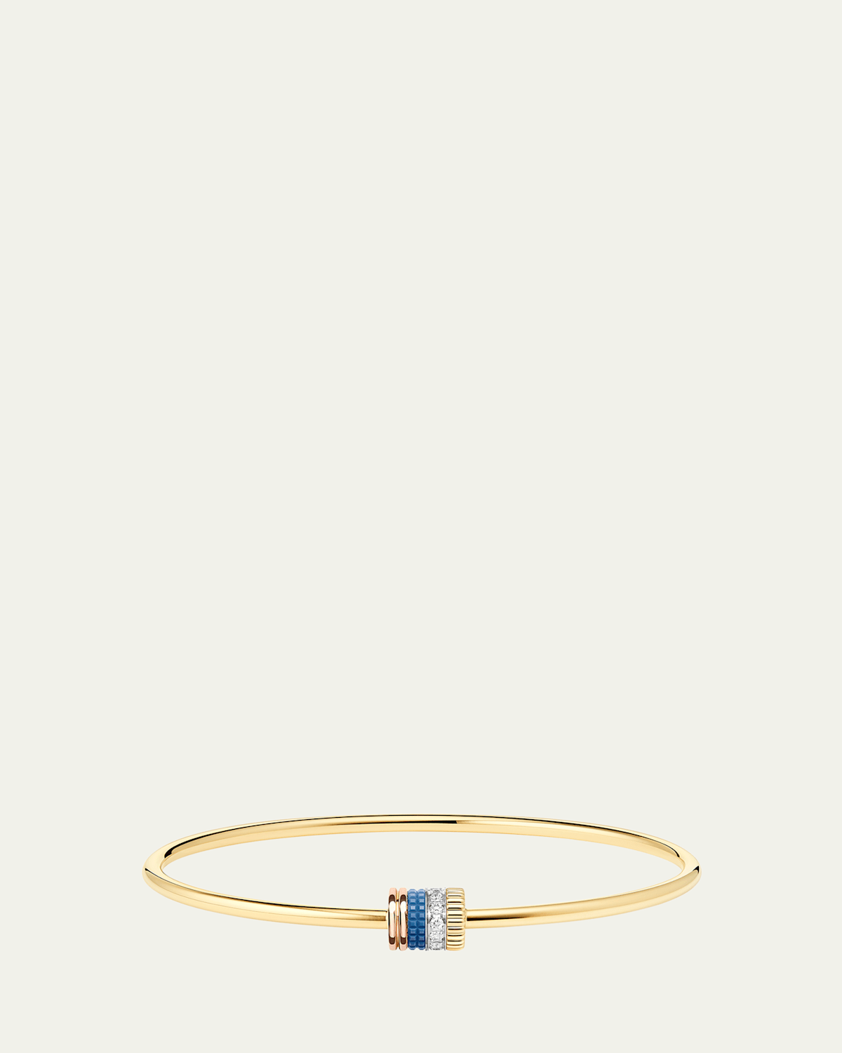 18K Yellow, Rose, and White Gold Quatre Blue Edition Bracelet with Diamonds