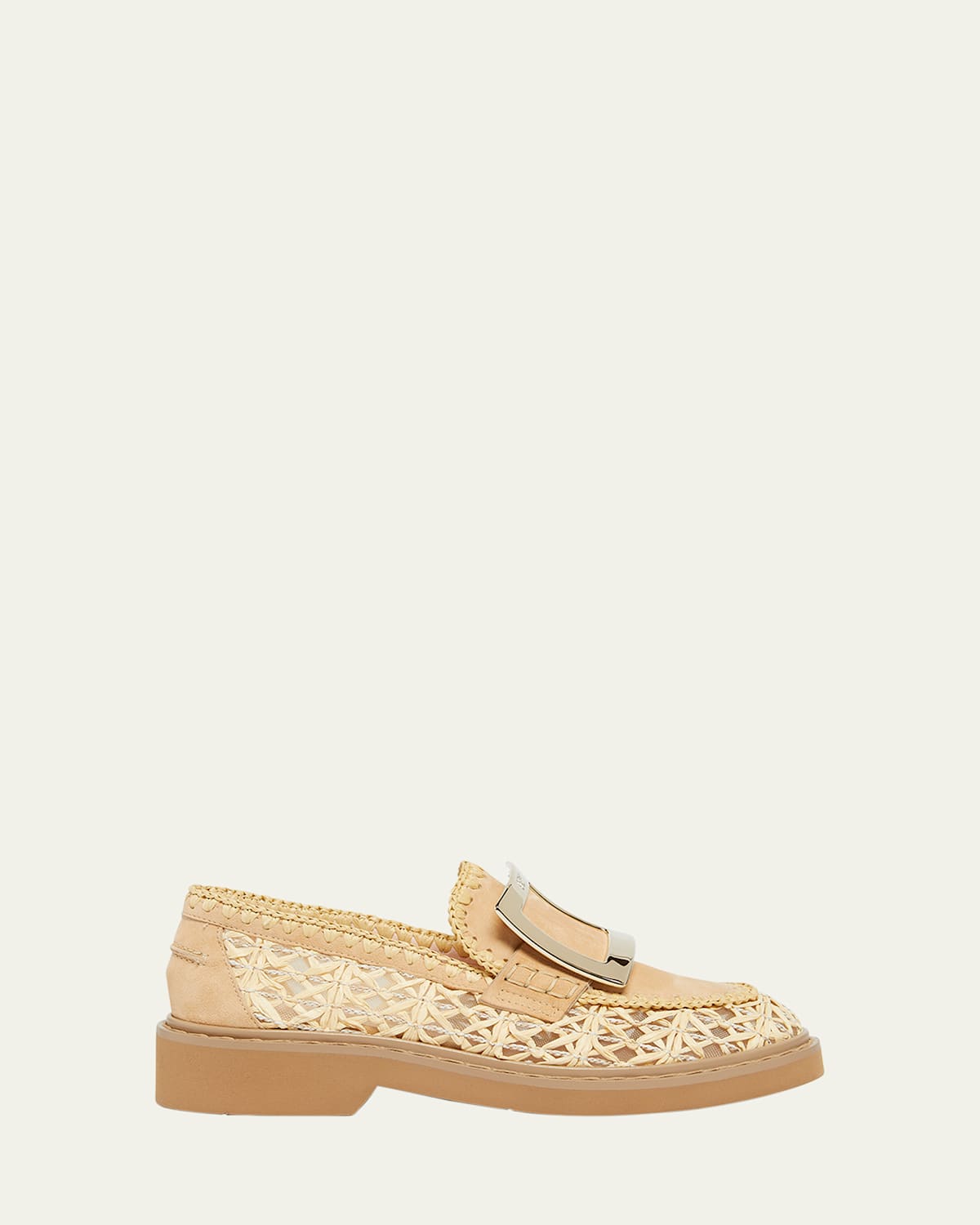 Viv Rangers Braided Raffia Loafers