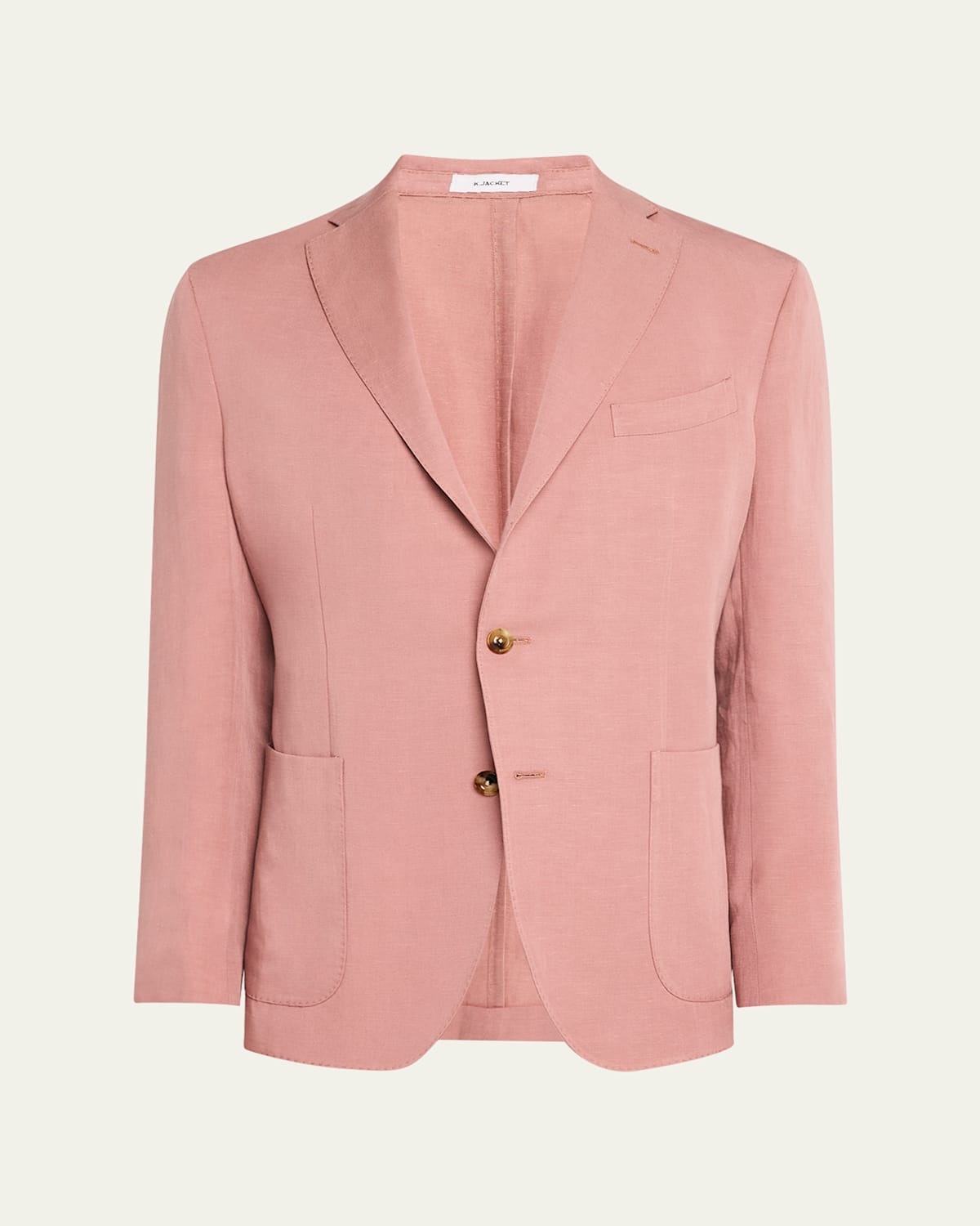 Boglioli Men's Solid Single-breasted Sport Coat In Pink-0936