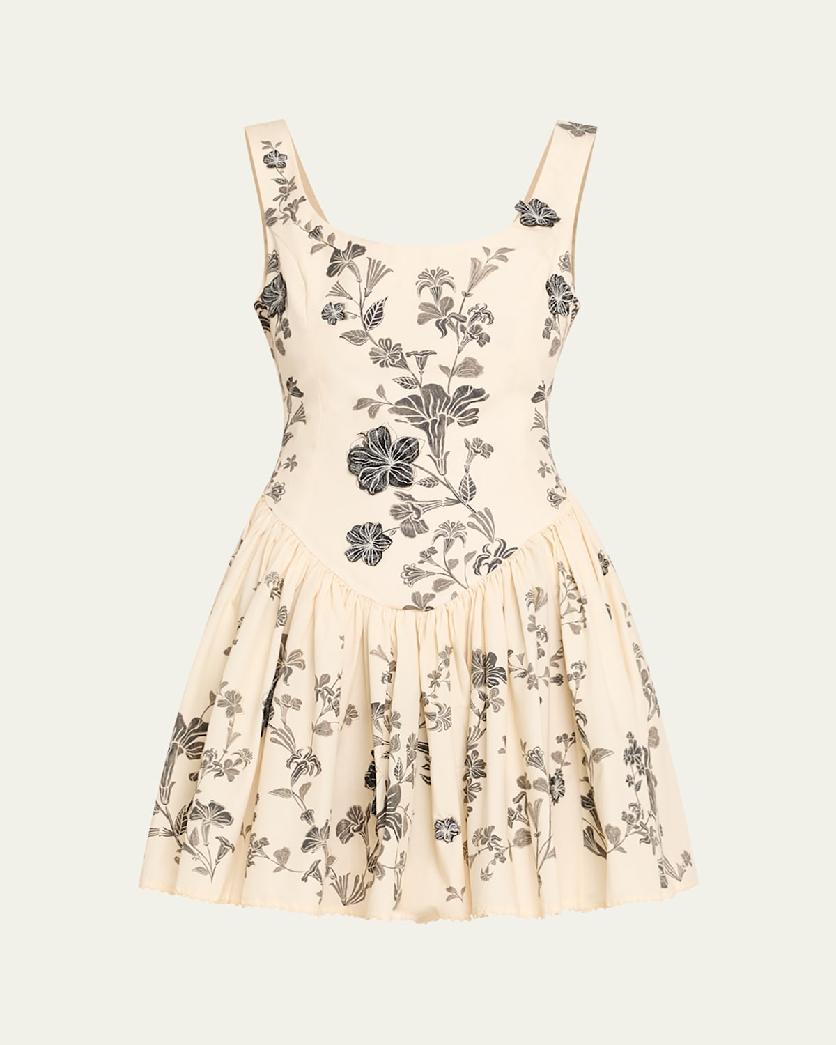 Shop Agua By Agua Bendita Pluma Guayacan Mini Dress In Multicolor