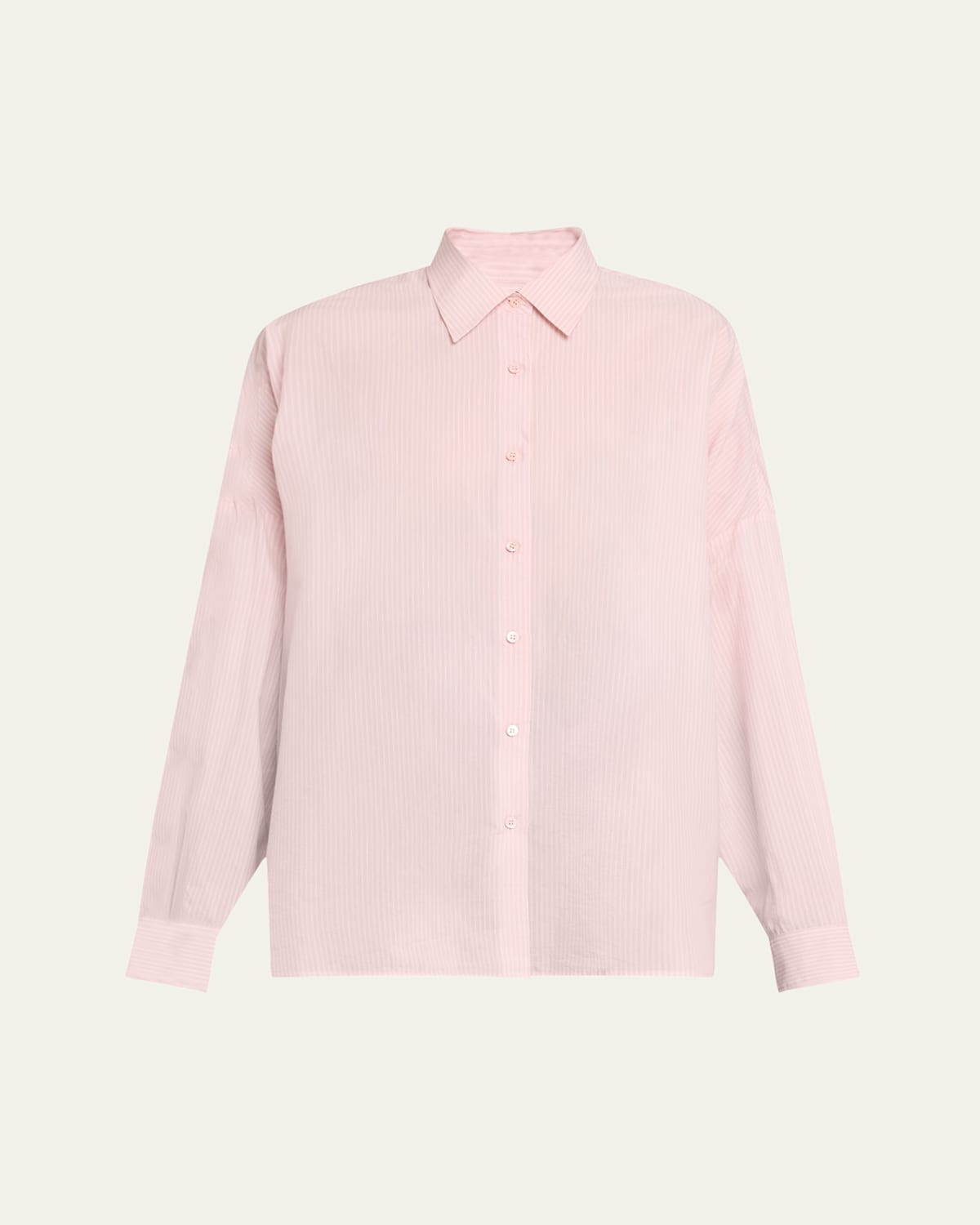 Shop Dries Van Noten Casia Striped Oversized Button-down Shirt