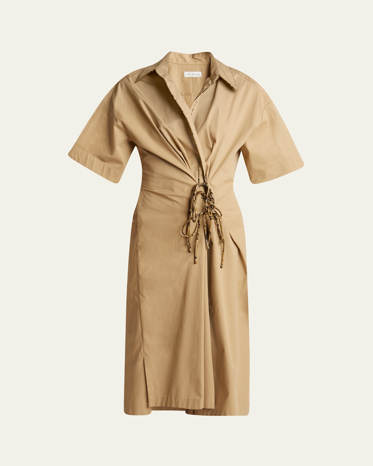 Delicky Wrap Midi Shirtdress