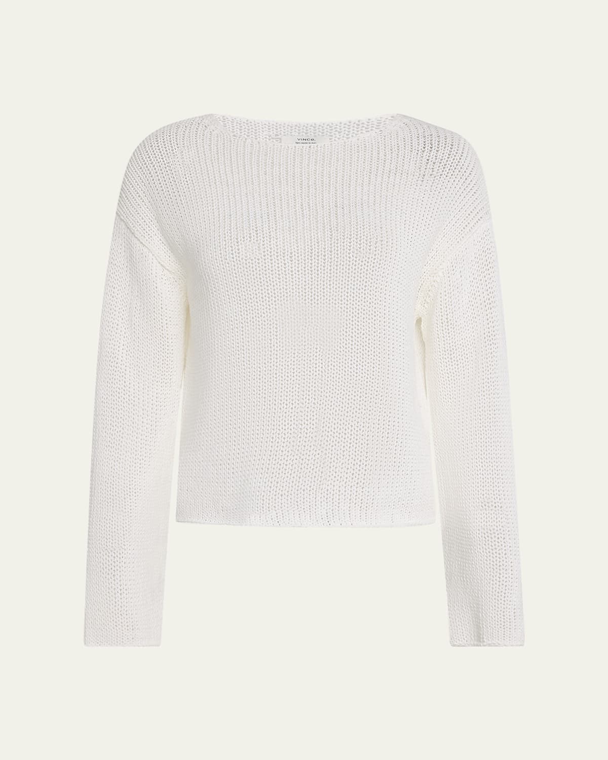 Coated Cotton Pullover