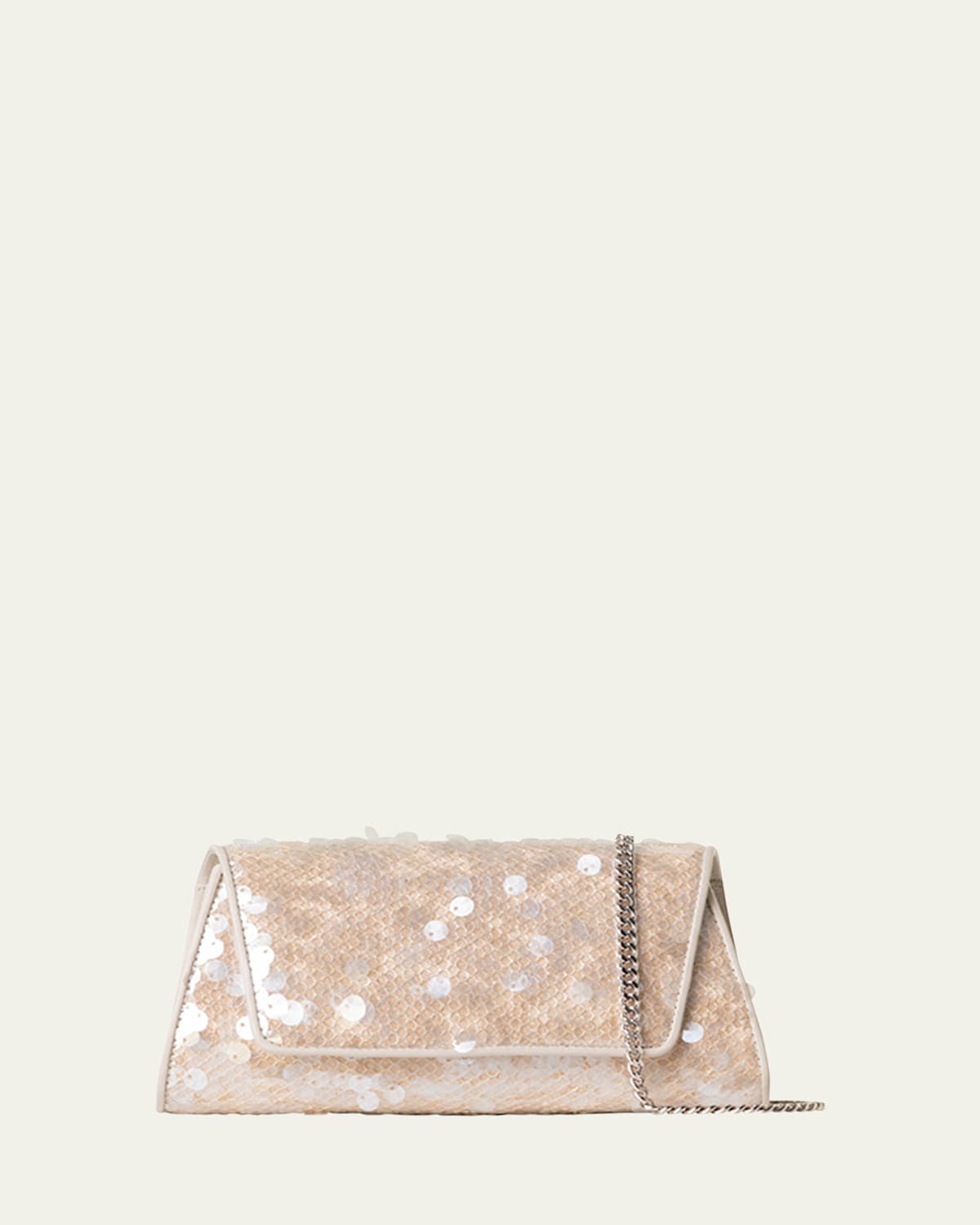 Anouk Mini Sequined Trapezoid Clutch Bag