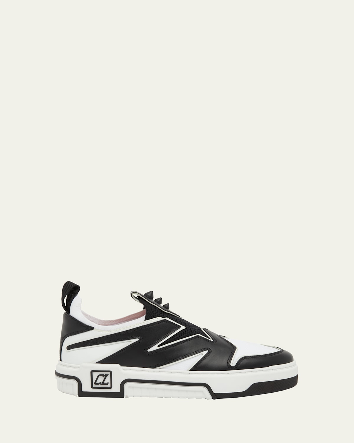 Men's Astroflash Mesh and Leather Low-Top Sneakers