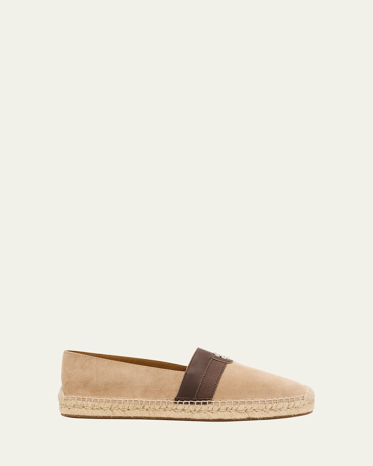 Men's Alfarica Reversed Nubuck Leather Red-Sole Espadrilles